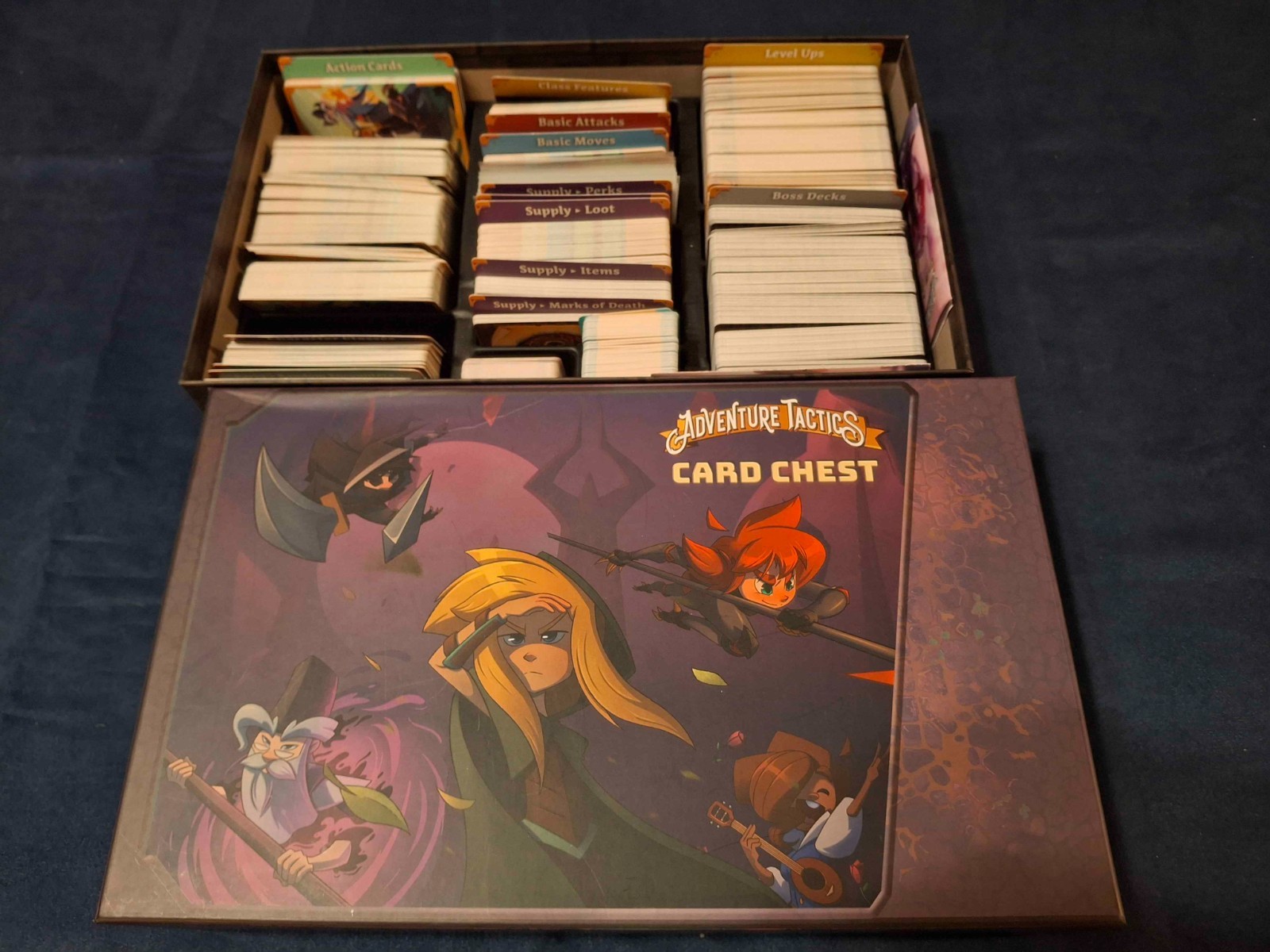 Adventure Tactics Big Box w/ Domianne’s Tower, Alchemy, playmats, minis, extras!