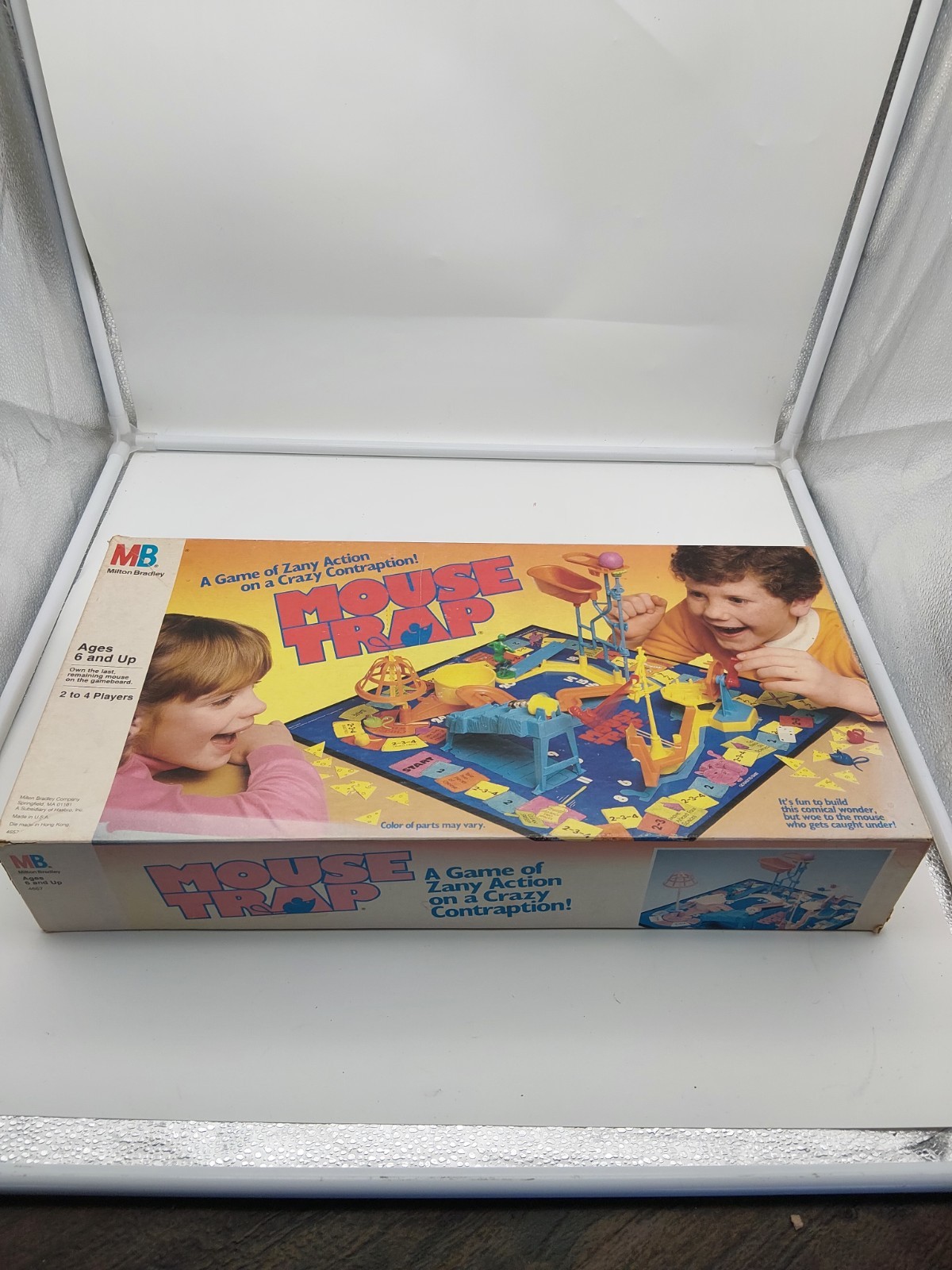 Vintage 1986 Mouse Trap Board Game Milton Bradley Incomplete