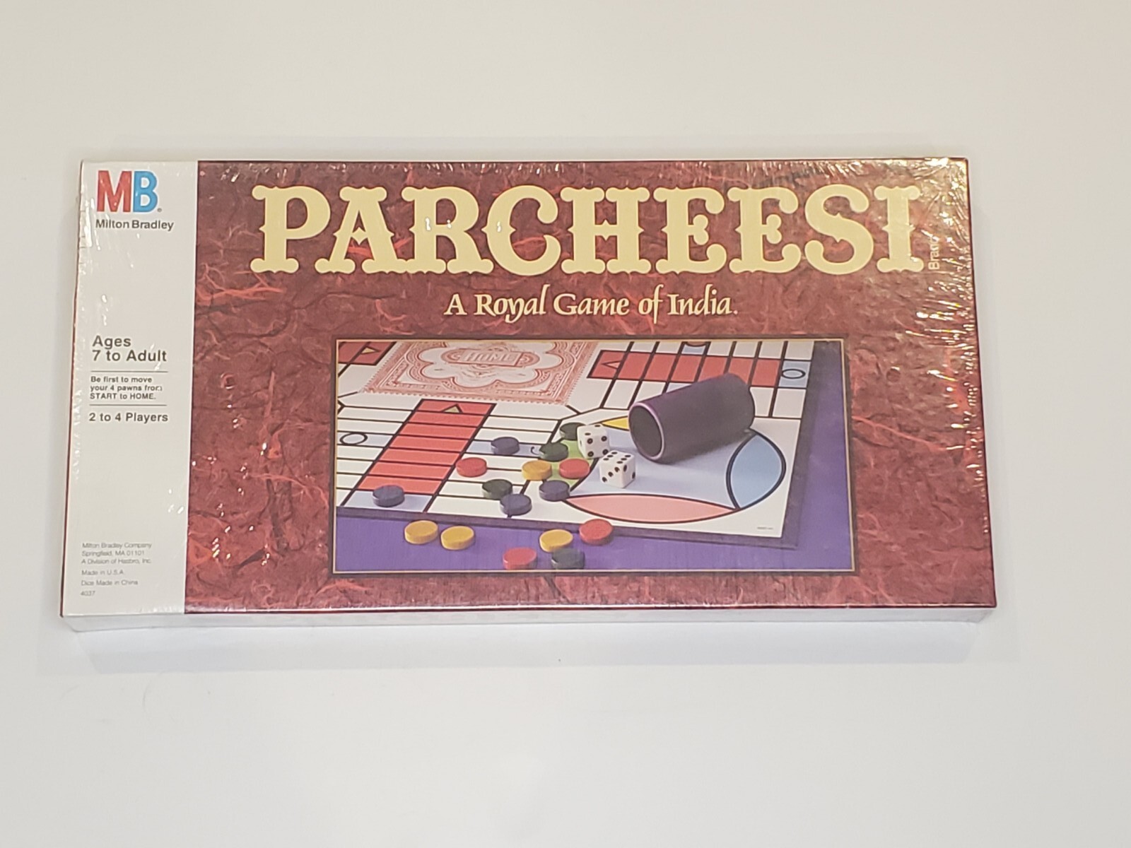 Vintage 1989 New Milton Bradley PARCHEESI A Royal Game of India 4037 Sealed MB