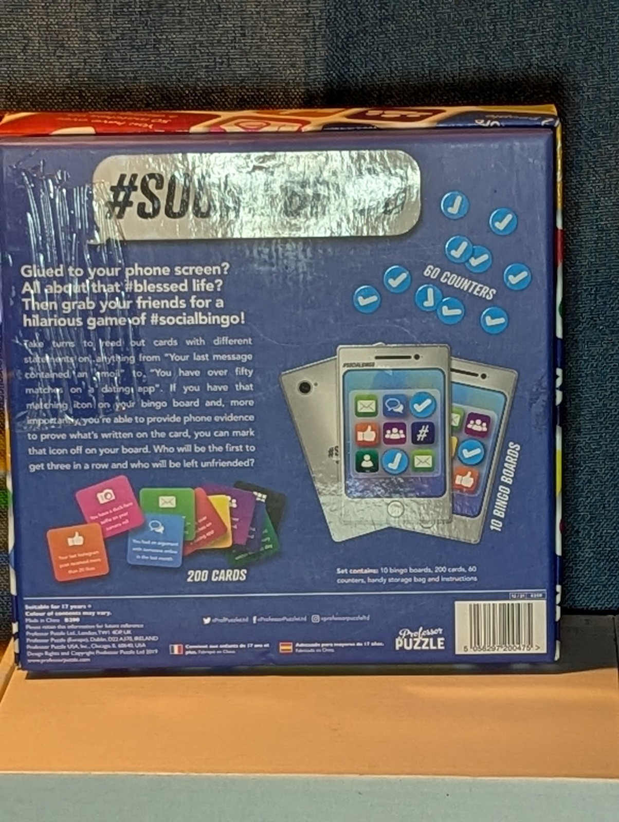 #SOCIALBINGO | Adult Party Game 17+ | Social Media Phone Game