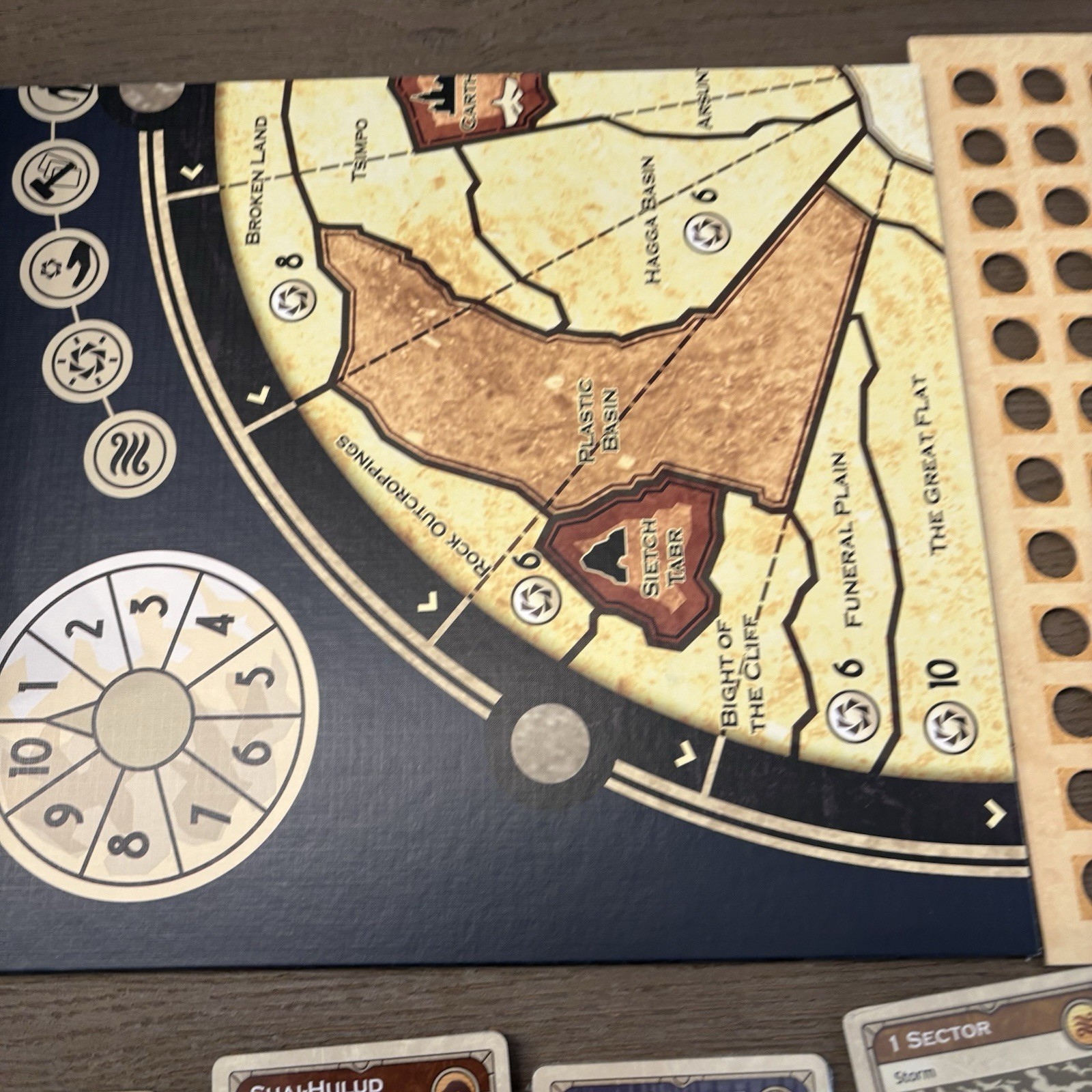 Dune Board Game by Jack Kittredge 2019 Untested As Is – Unsure If Complete