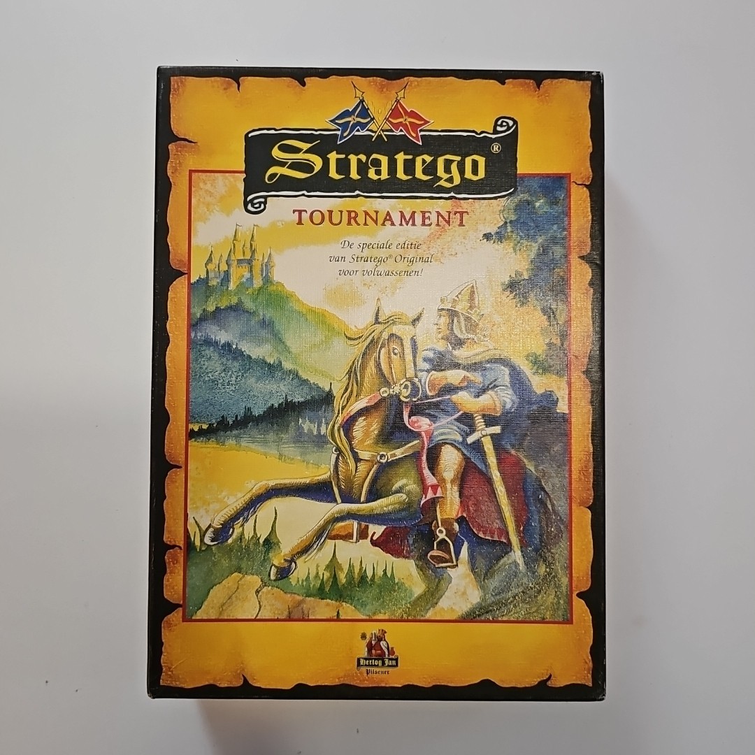 RARE Stratego Tournament DUTCH Version Strategy Board Game COMPLETE