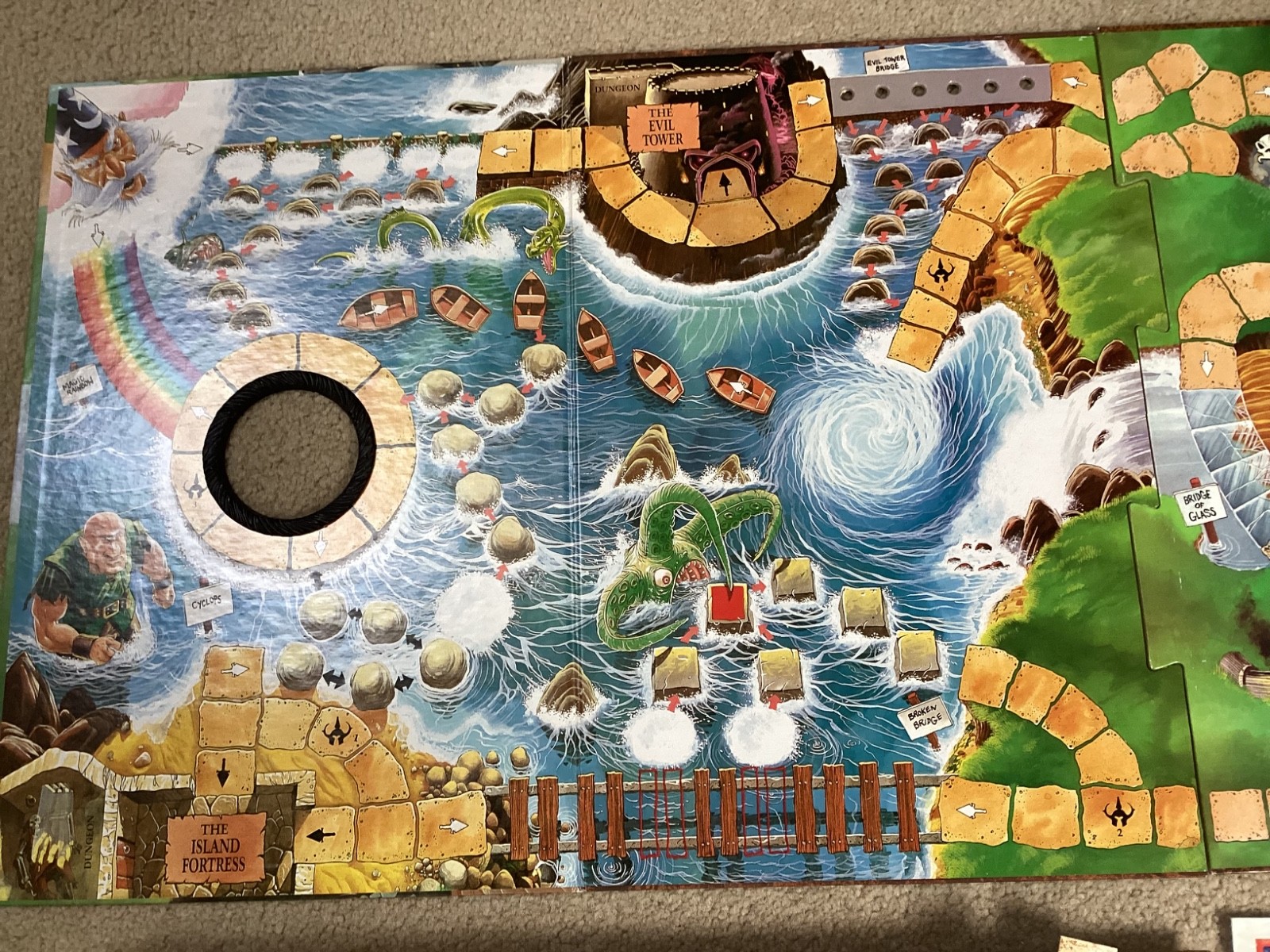 Key to the Kingdom Board Game COMPLETE! Golden 1992