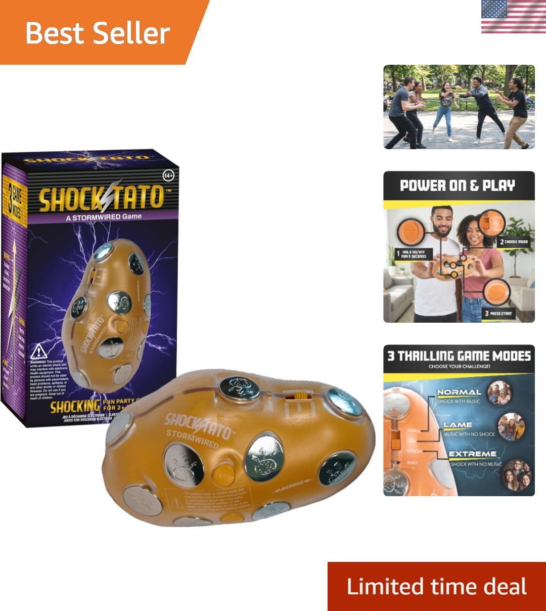 Shocktato Party game by Stormwired – The Hilariously Funny Game of Shocking P…