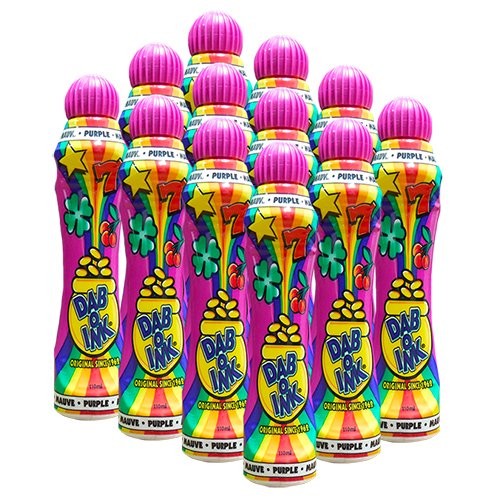 Dab-O-Ink One Dozen 4oz Purple Bingo Dauber