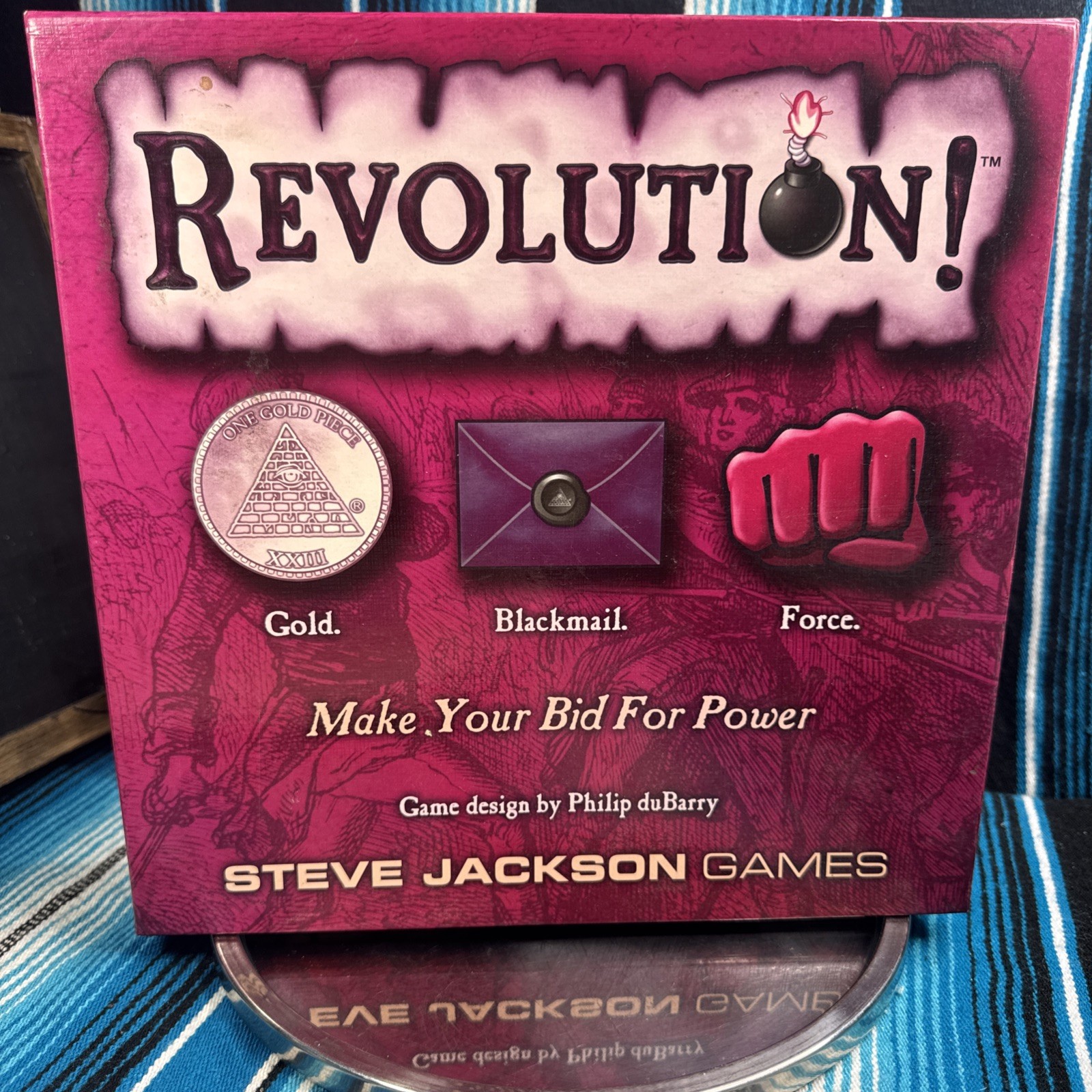 Revolution! Board Game Steve Jackson Complete – First Edition – First Print –