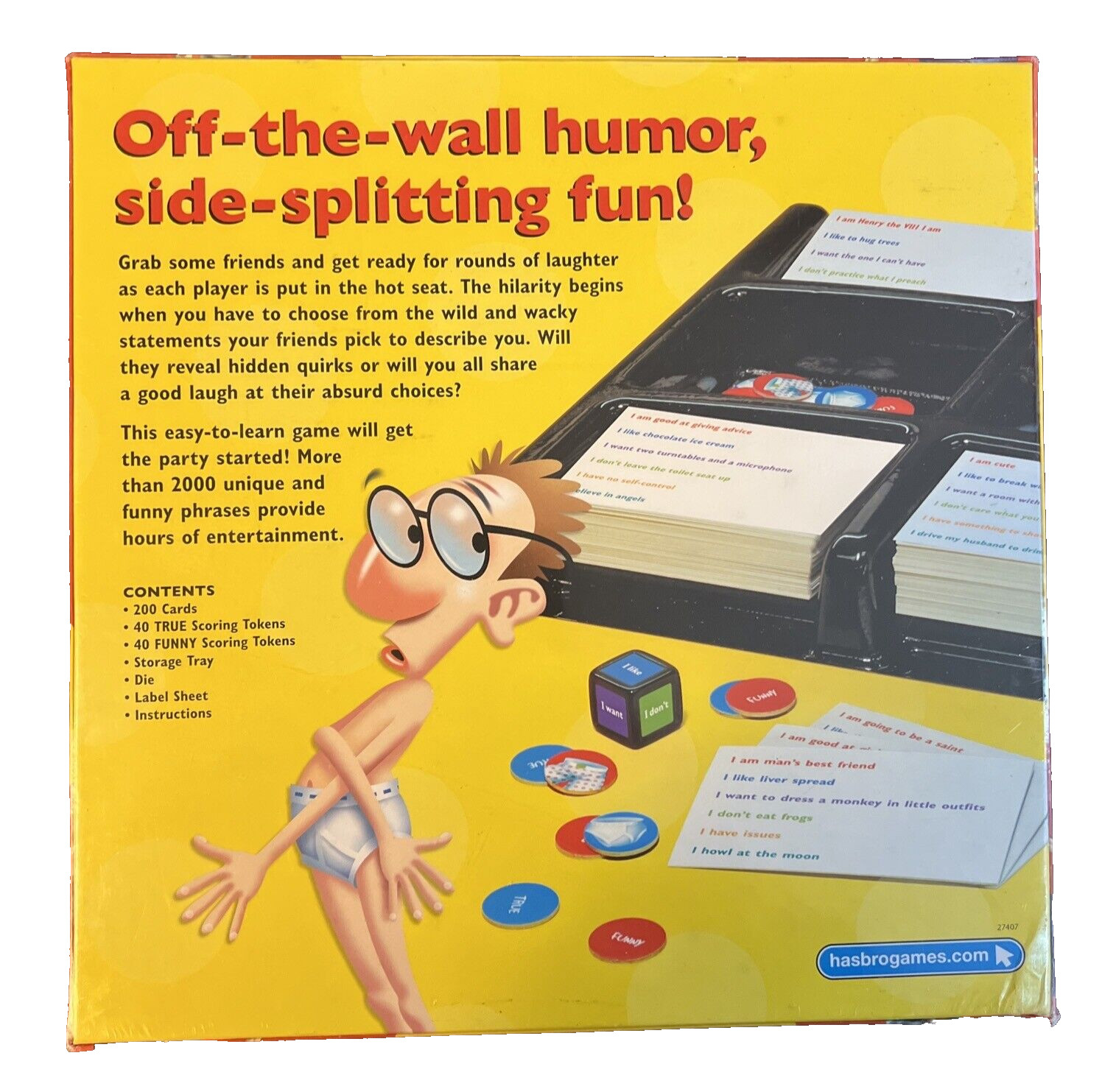 Game Boxers Or Briefs Hasbro Party Game Adult Multi Player Humor New Sealed Box