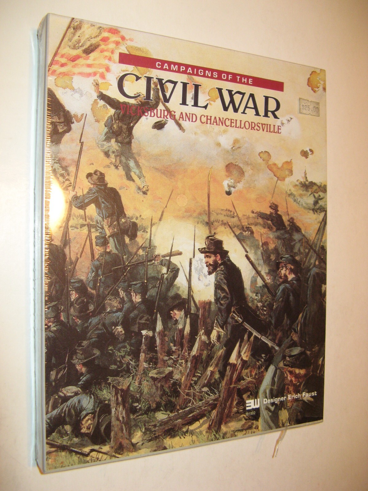 Vicksburg and Chancellorsville Campaigns of the Civil War board game 3W wargame