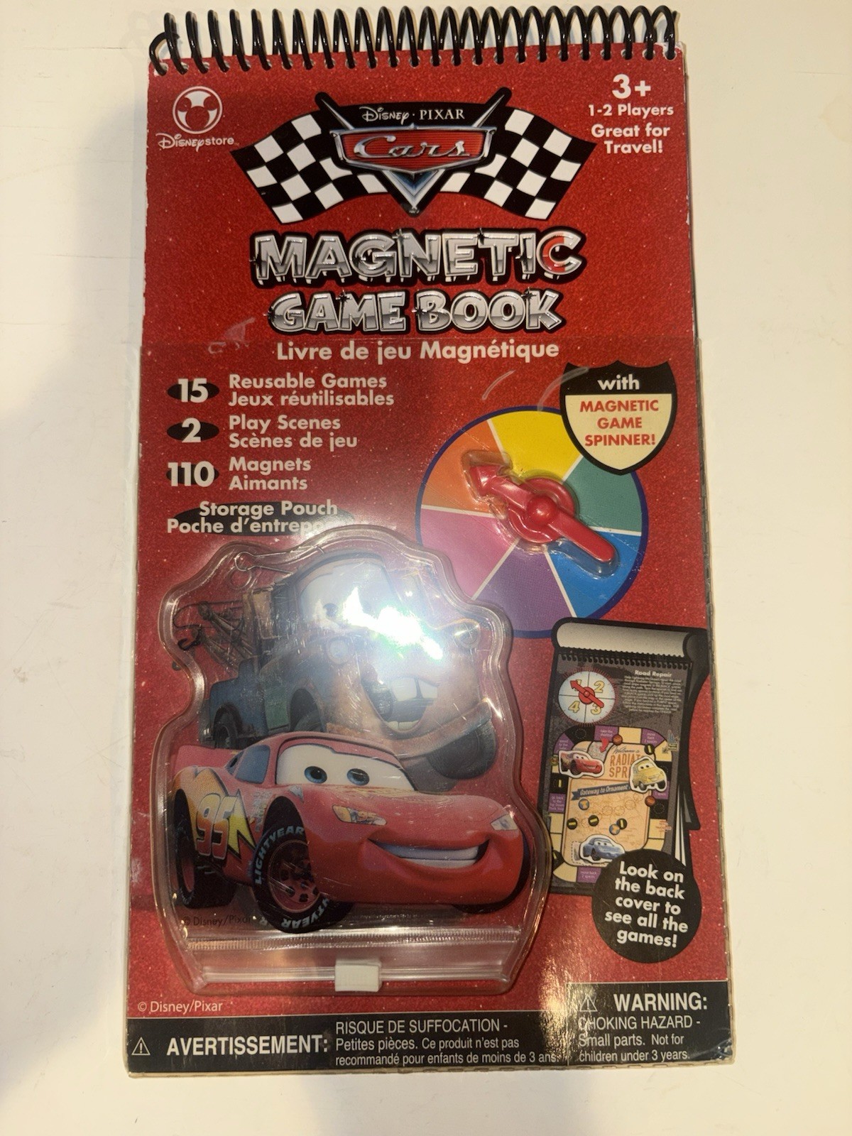 Disney Pixar Cars Magnetic Game Book – NEW