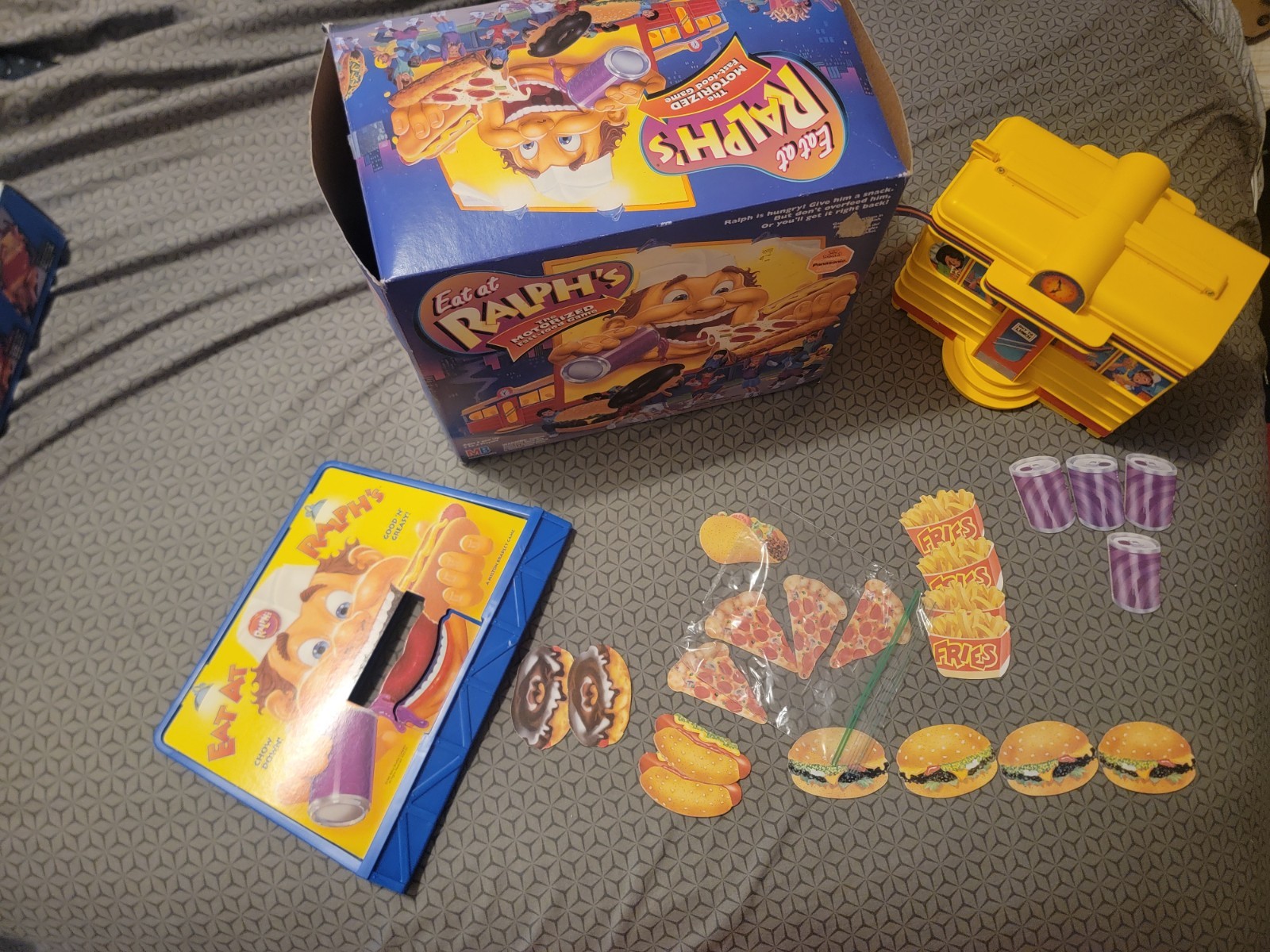Eat at Ralph’s The Motorized Fast-food Game 1992 USED-WORKS Not COMPLETE