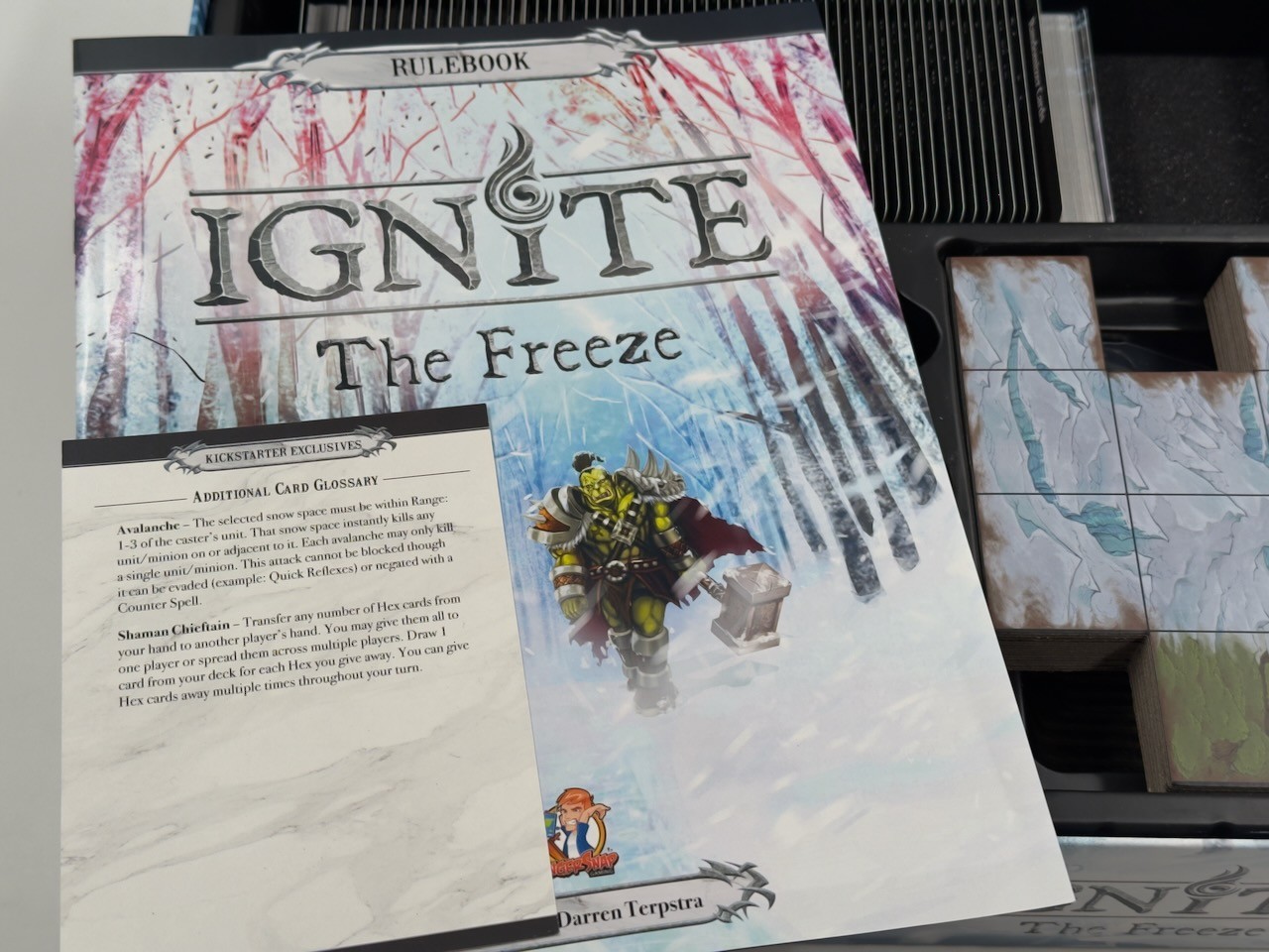 Ignite Kickstarter Boardgame: Base Game, The Freeze & A New Enemy Expansions