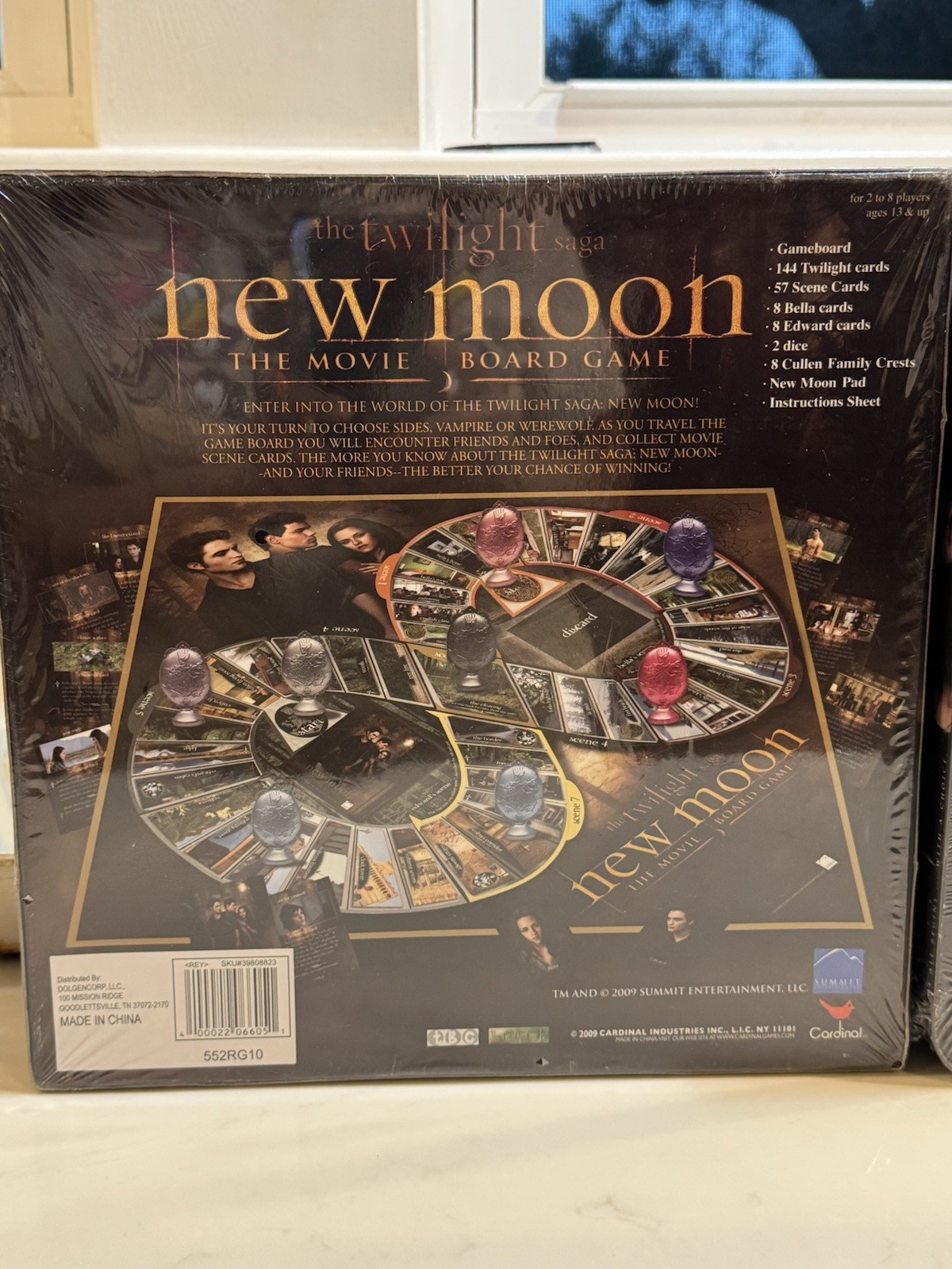 New The Twilight Saga Eclipse,New Moon the Movie Board Games 2009,2010 Sealed