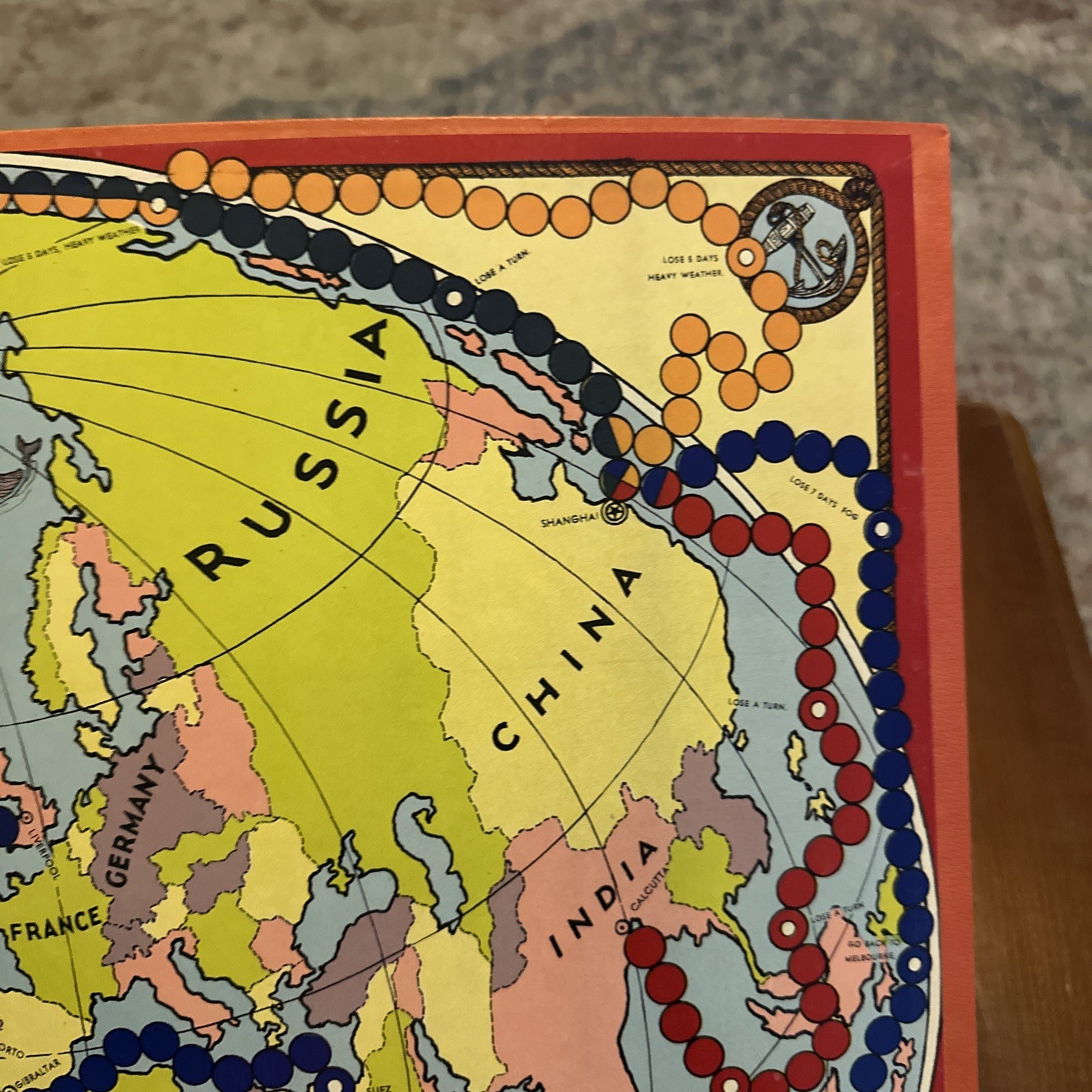 Saml Gabriel Sons & Co Clipper Race Game Rare Vintage