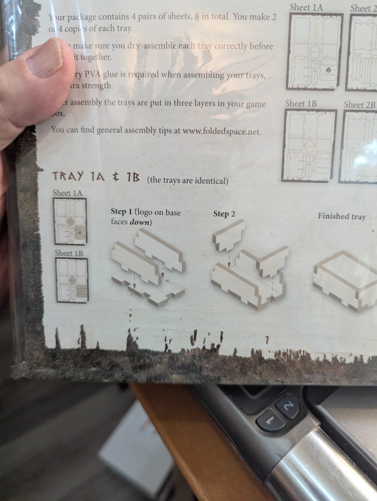 GENTES Deluxified Version Foam Organizer Assembly Required BASE GAME needed