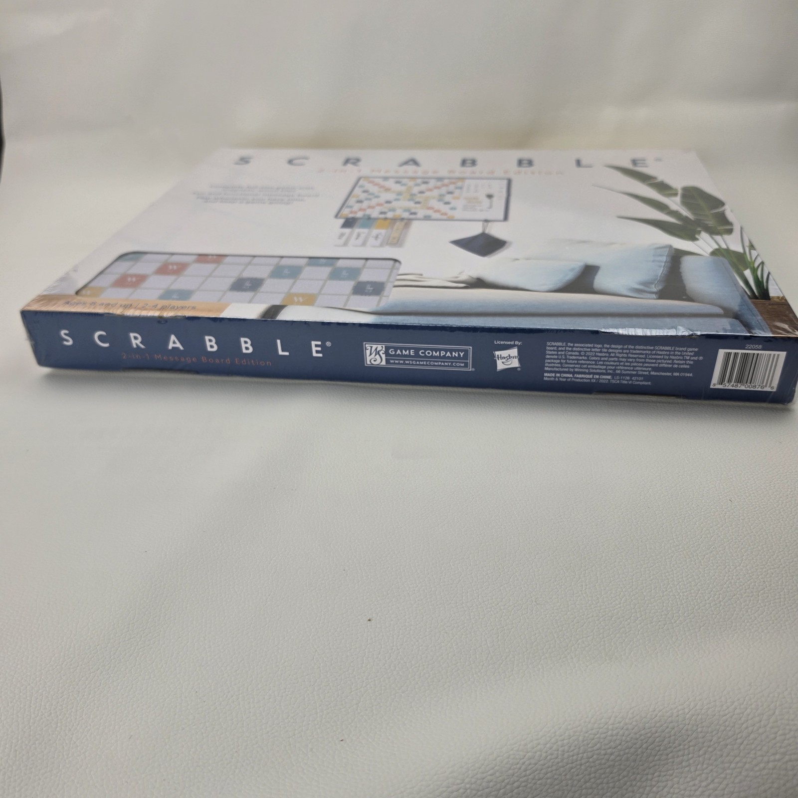 Scrabble 2-in-1 Message Board Edition Magnetic Wood Tiles NEW Sealed Hasbro