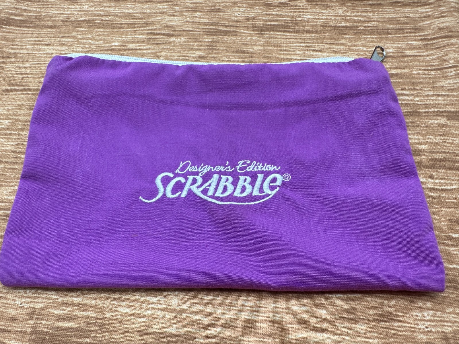 Designer’s Edition Scrabble ToysRUs NO TILES PURPLE TILE BAG ONLY