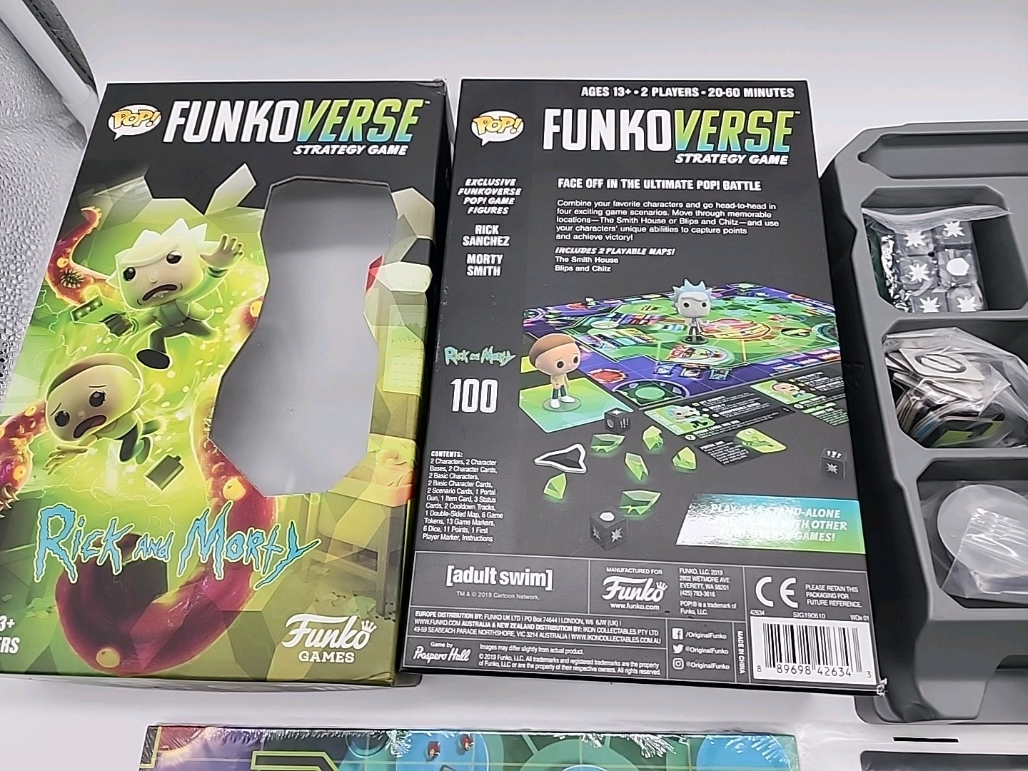Funko Pop! Funkoverse: RICK & MORTY 100 Expandalone Strategy Game 2-Pack NEW O.B