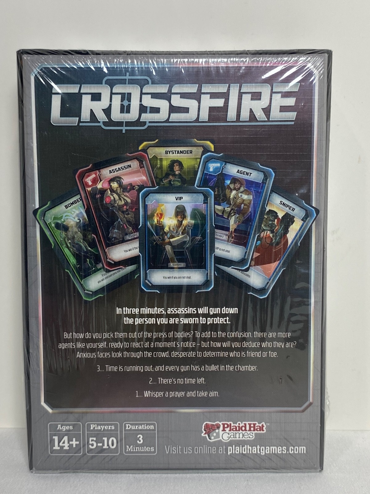 Crossfire Board Game By Plaid Hat Games -Specter Ops,Brand New & Sealed