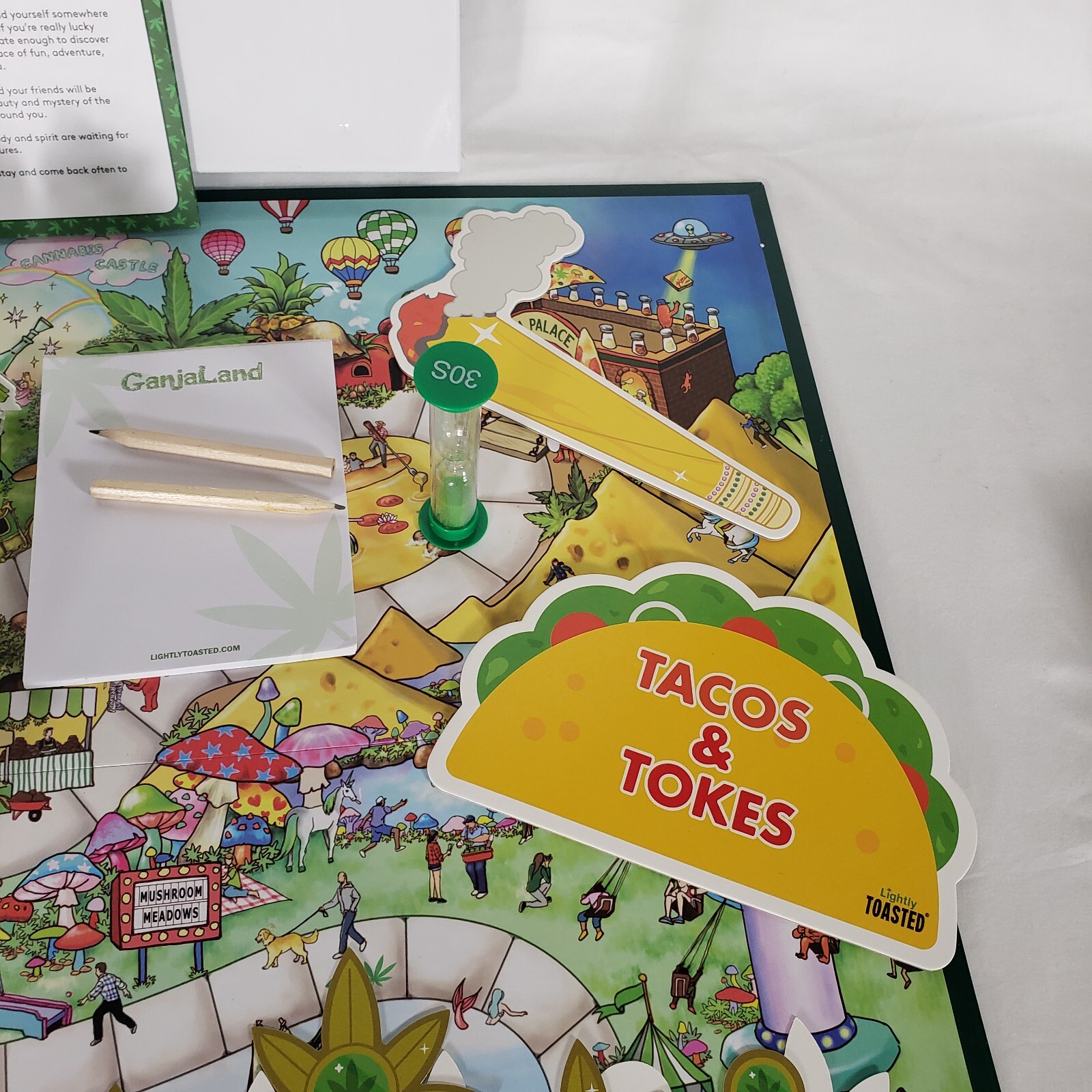 GanjaLand an EPIC Weed Adventure Board Game – 100% Complete