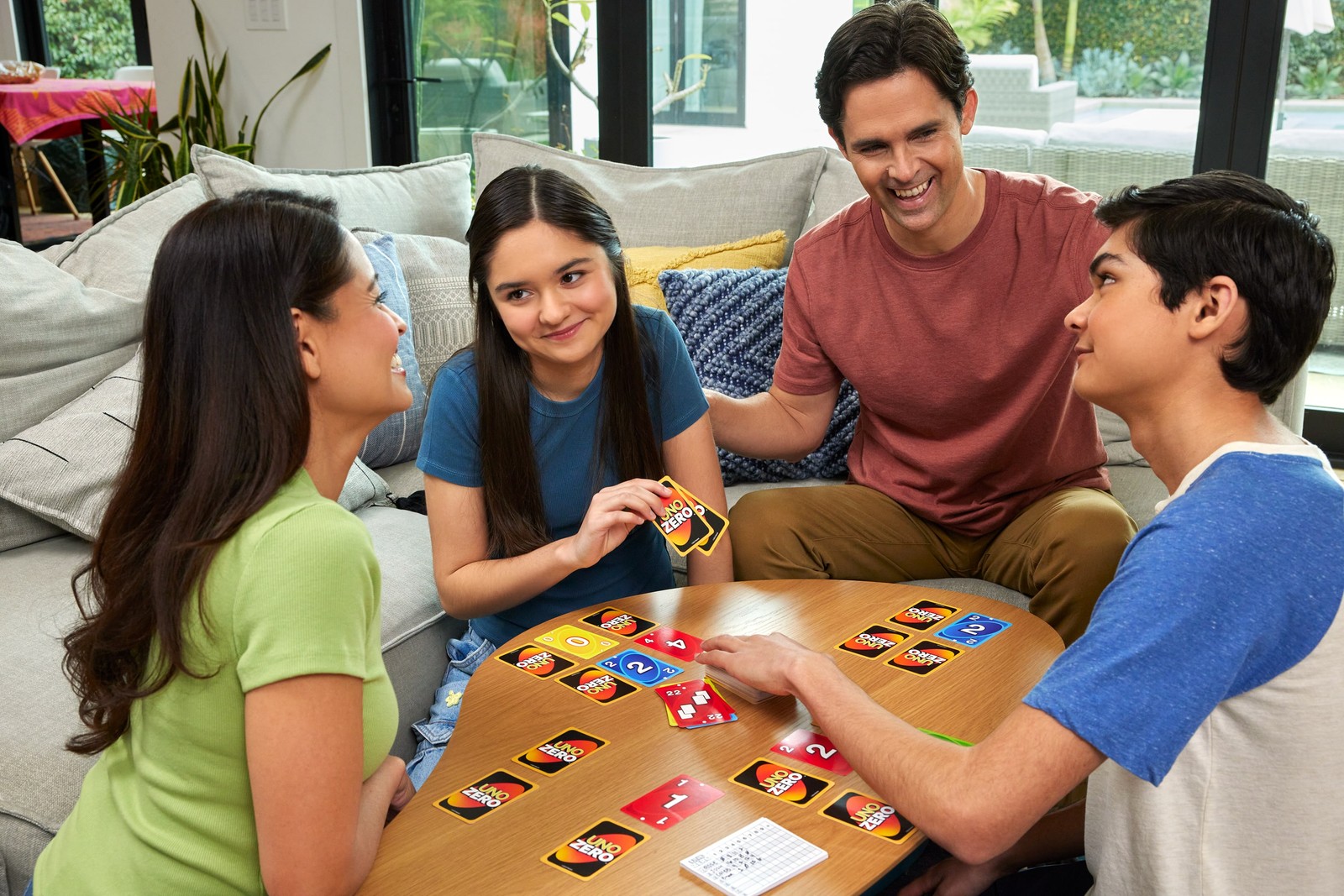 Games UNO Zero Card Game for Kid, Adult & Family Nights, Parties & Travel, Inclu