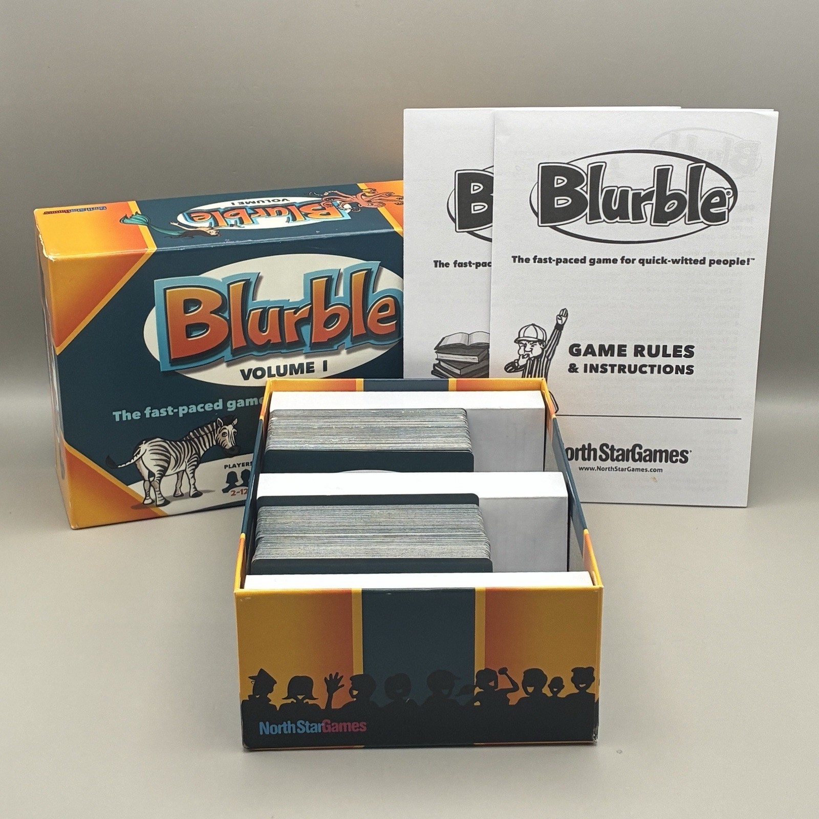 Blurble Volume 1 Card Game For Quick Witted People 2016 Bernard North Star Games