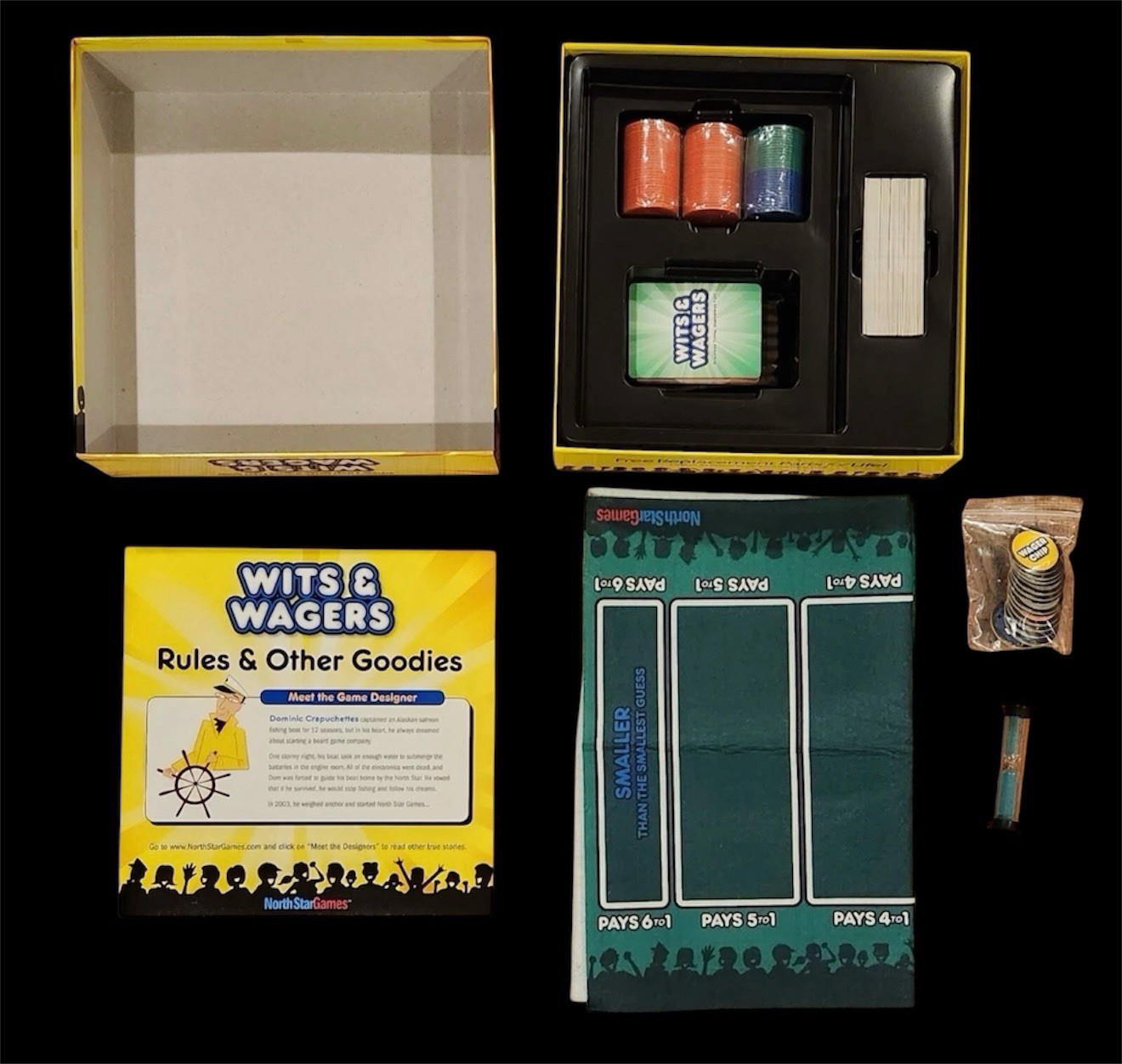 Wits & Wagers Board Game Kid Friendly Party/Trivia Game Award-Winning! Ages 10+