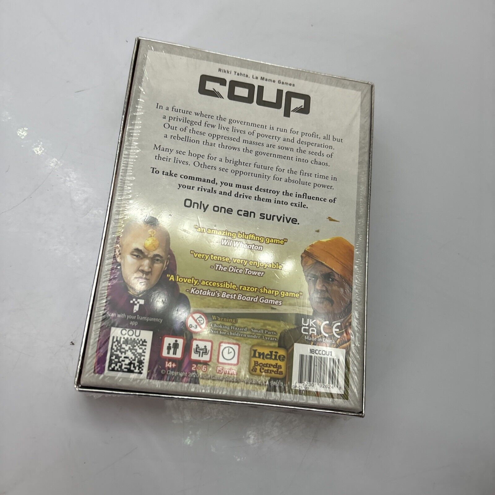Coup – Bluffing Card Game *New Sealed* COU1IBC