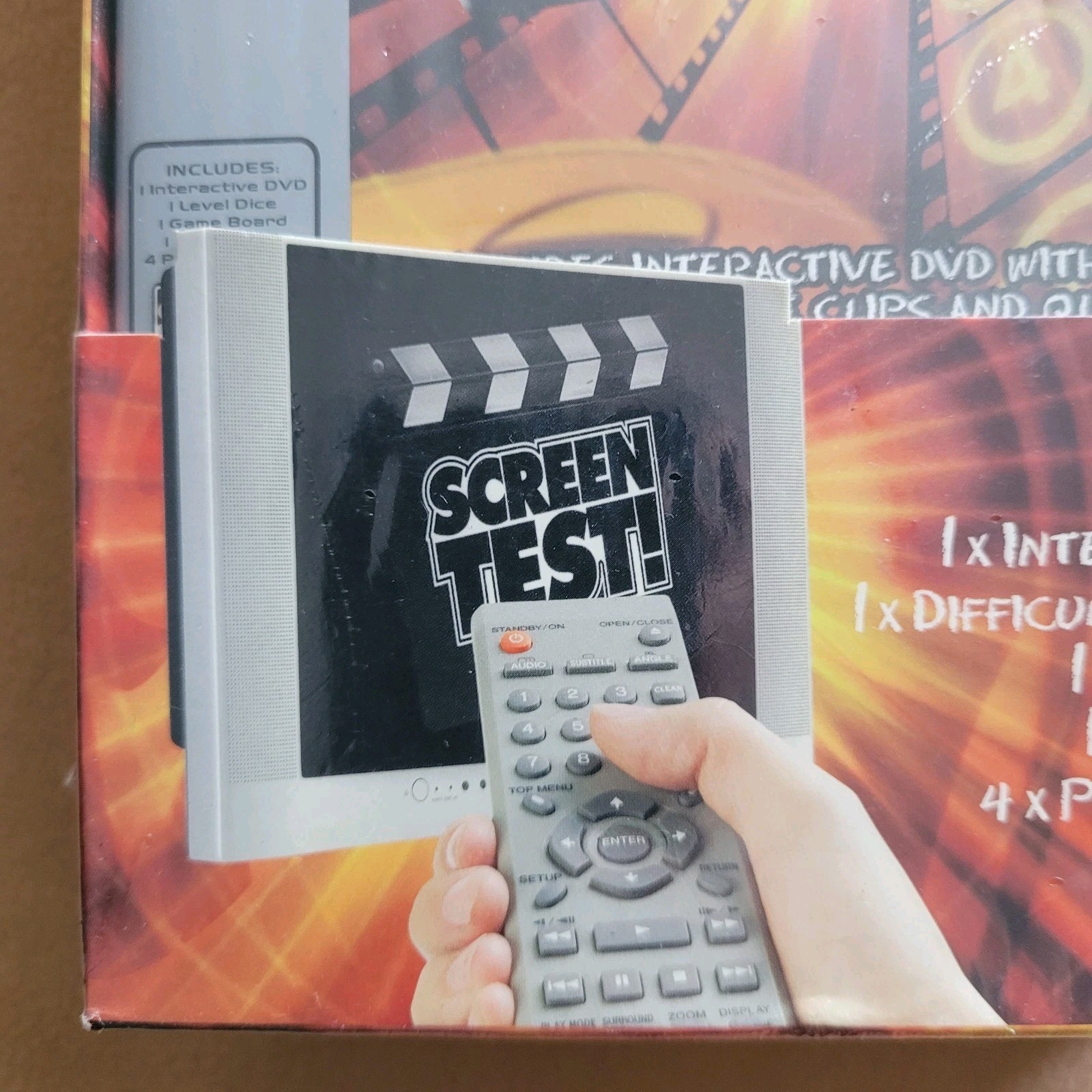Vintage MGM Screen Test! DVD TV Movie Trivia Board Game 2004 New Sealed Box Y2K