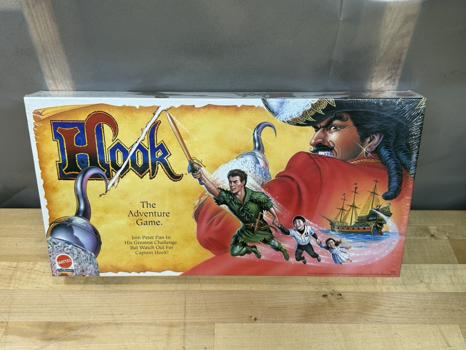 Hook The Adventure Game Vintage Mattel 1991 Peter Pan FACTORY SEALED Lost Boys