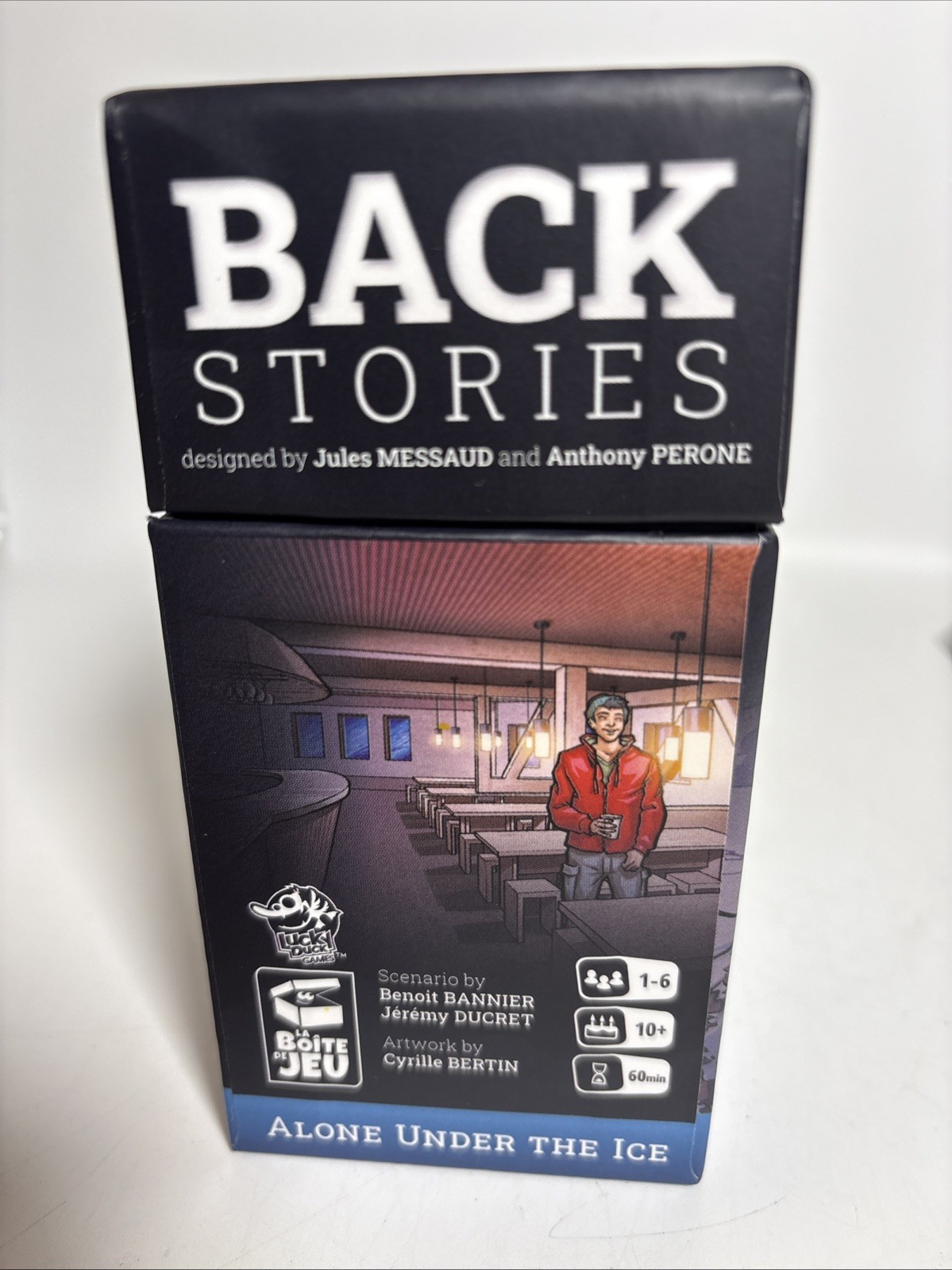 Back Stories Alone Under the Ice Adventure Game Lucky Duck Pre-Owned