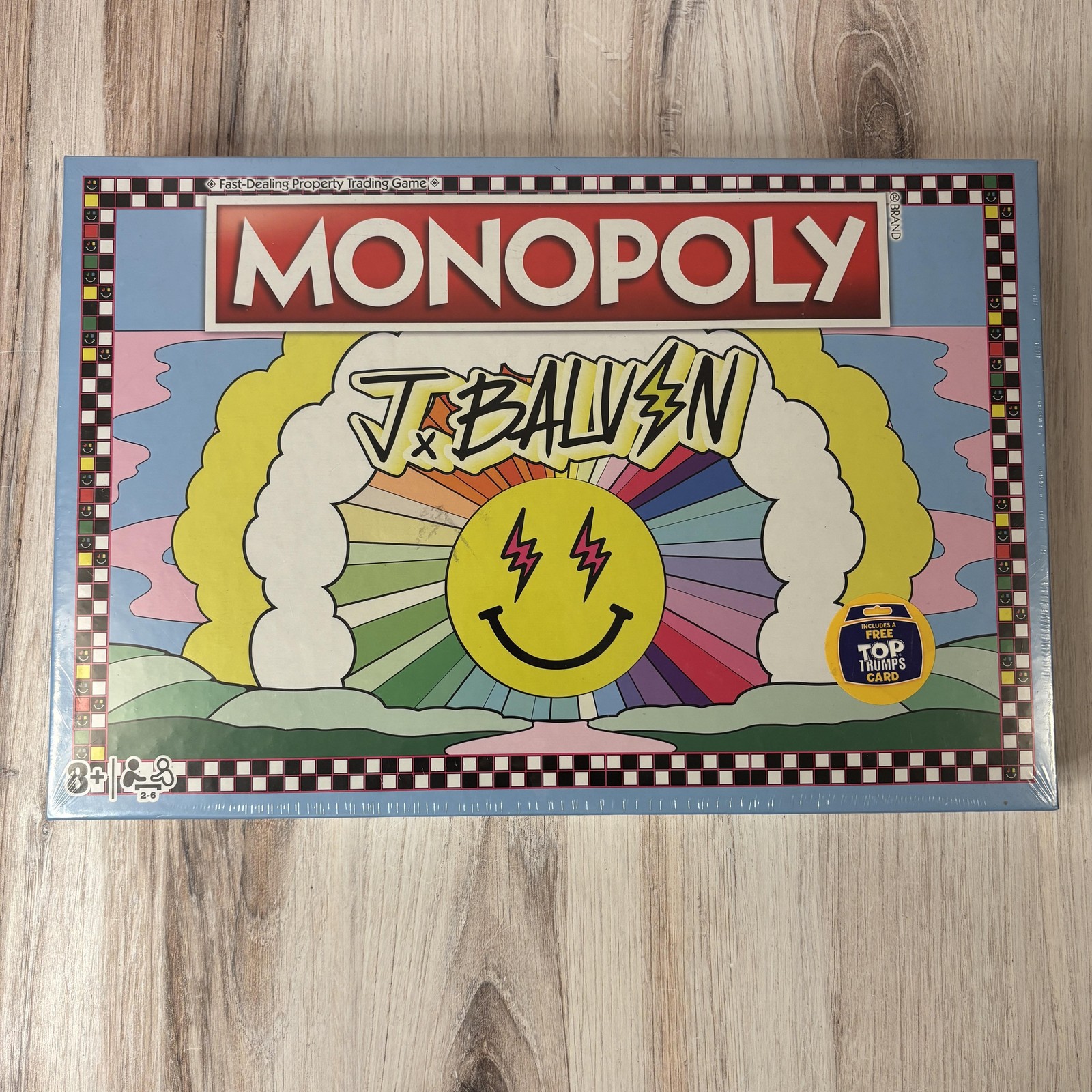 Monopoly J Balvin Token Madness Board Game New Sealed Hasbro USA Top Trumps NIB