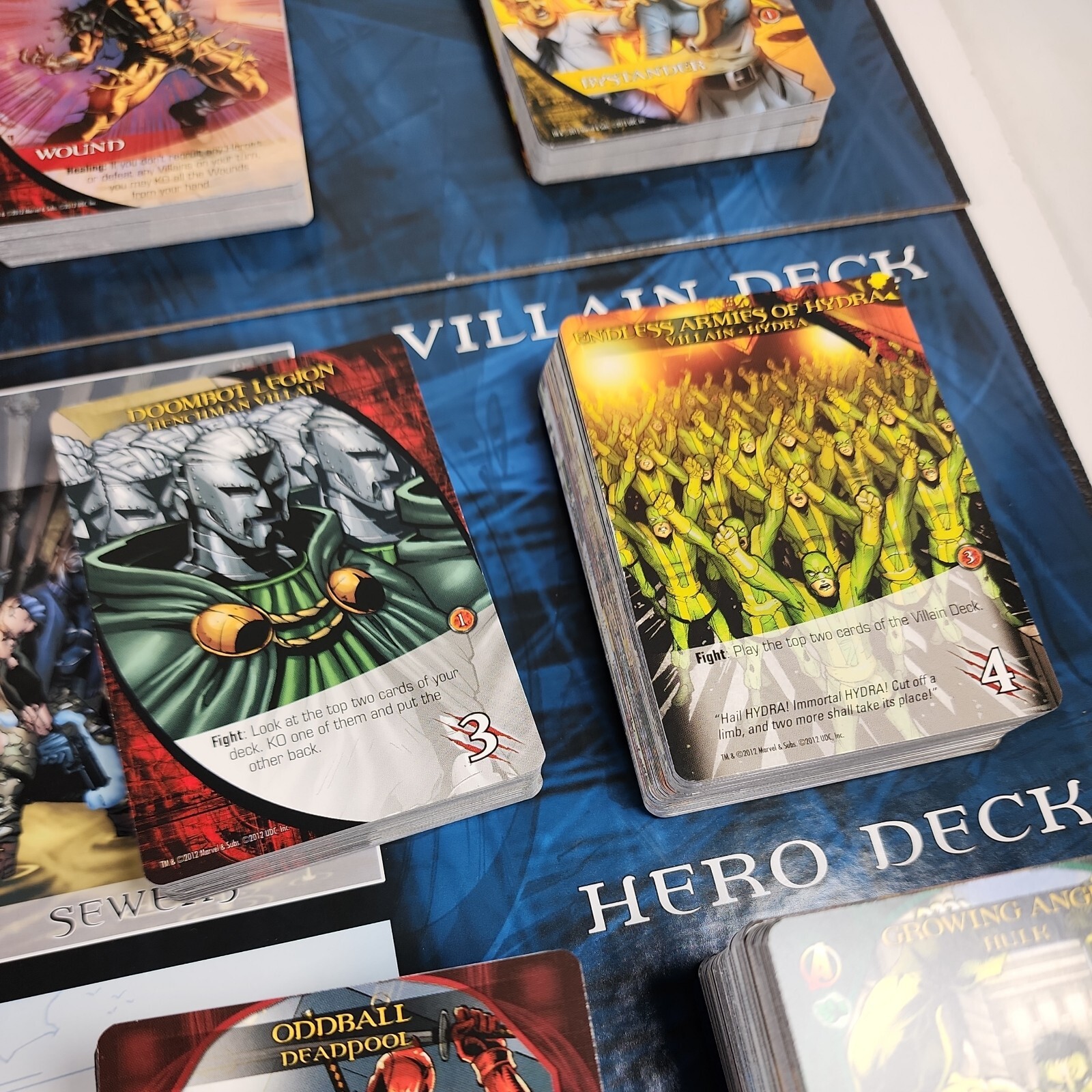 Legendary: Marvel Deck Building Game 2012 Upper Deck – Very Good Condition