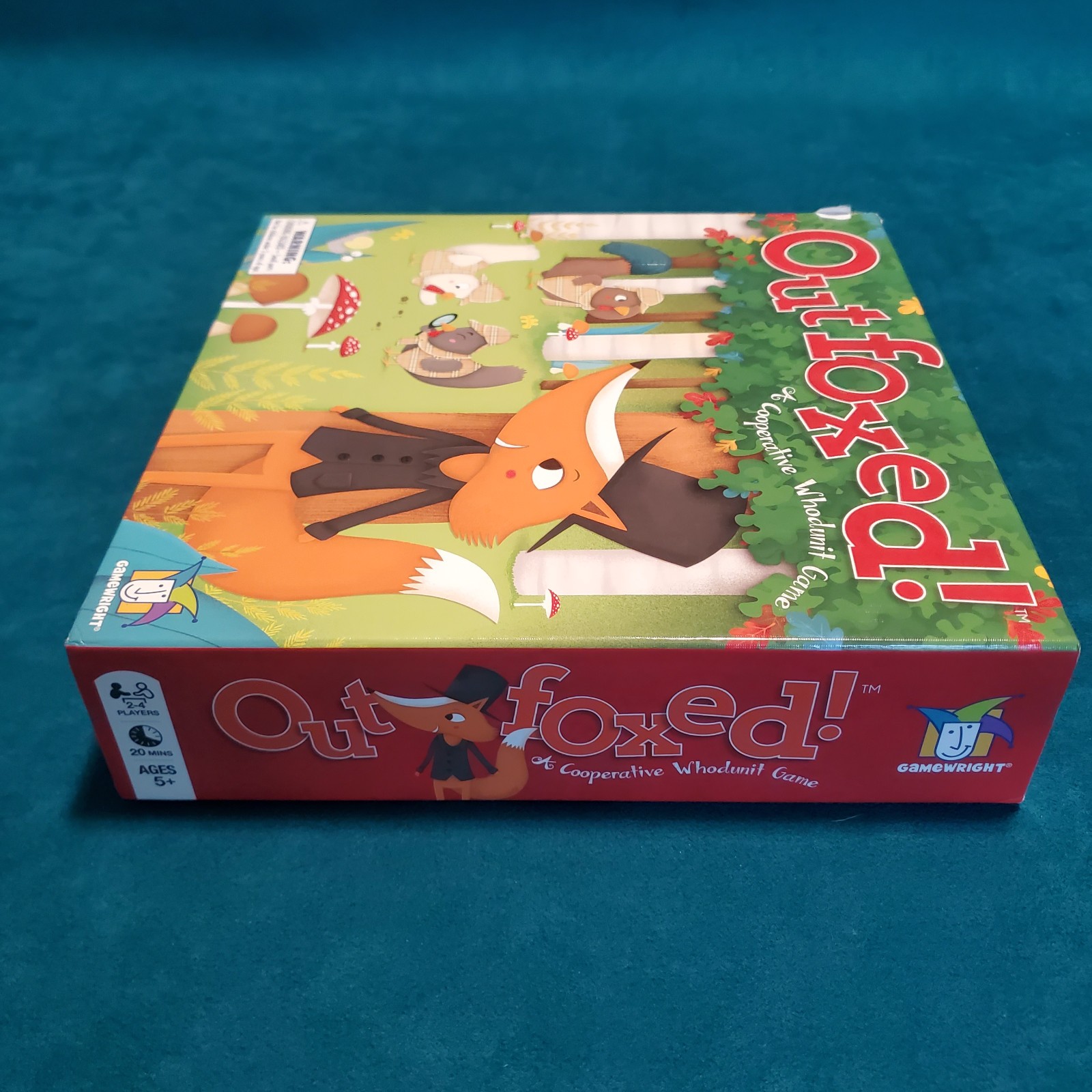 Outfoxed! Board Game 2015 Family Cooperative Whodunnit Gamewright