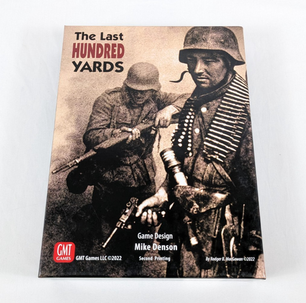 THE LAST HUNDRED YARDS War Board Game UNPUNCHED Open Box GMT 2019