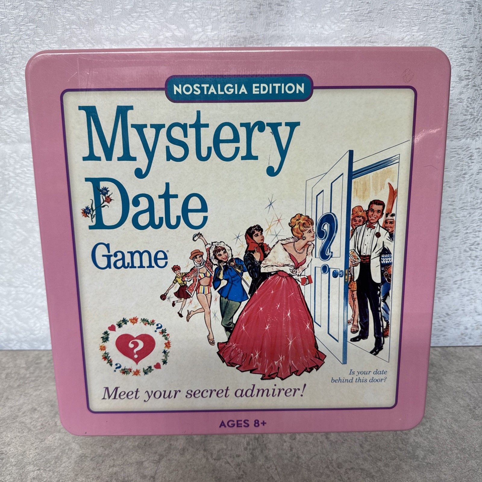 Mystery Date Game Nostalgia Edition In Tin Ages 8 And Up Complete