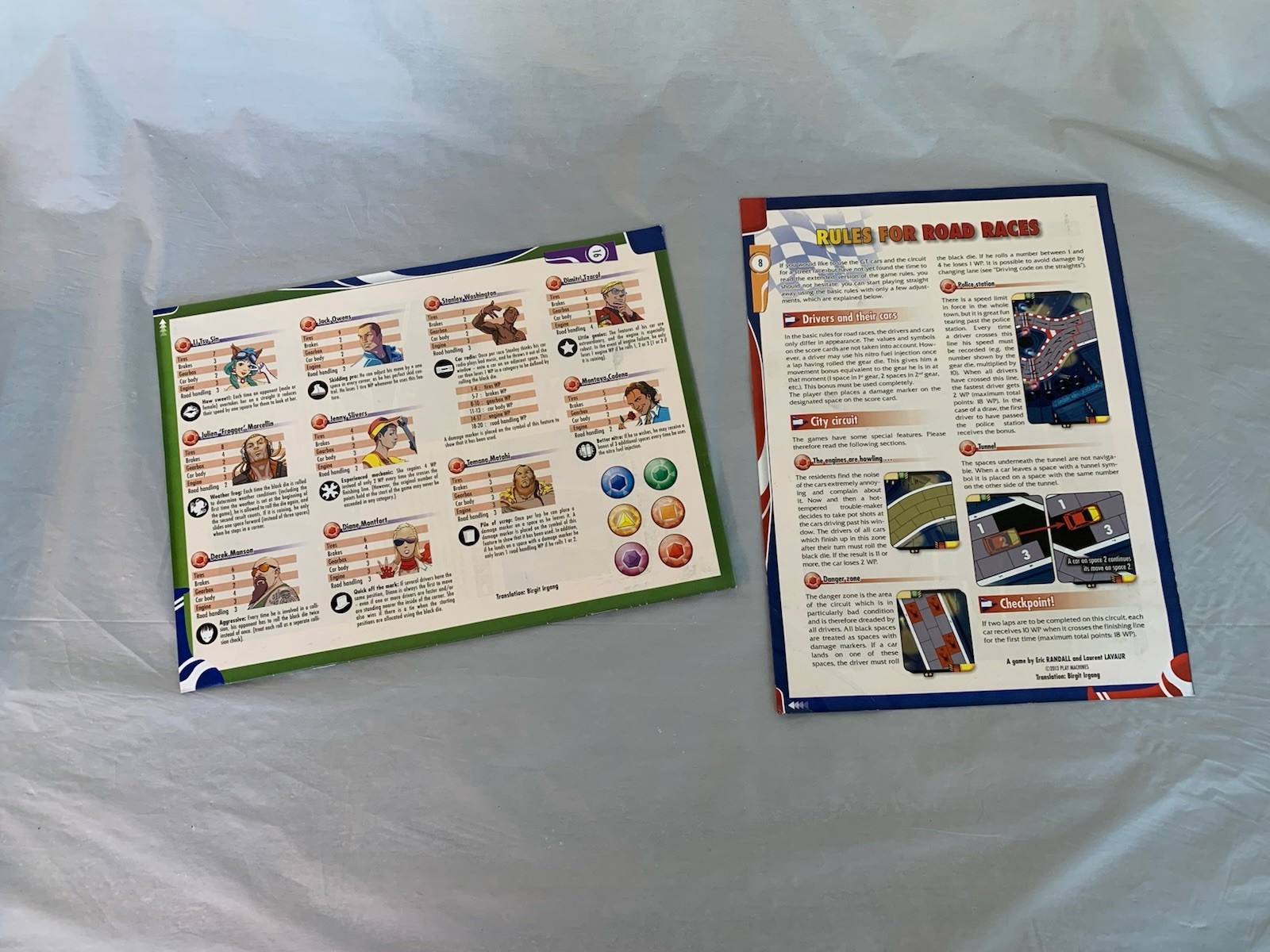 Replacement Instruction Manuals for Formula D Board Game