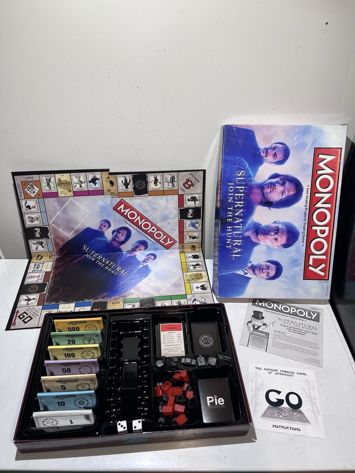 Monopoly Super Natural Join The Hunt Collectors Edition Complete Board Game 2015