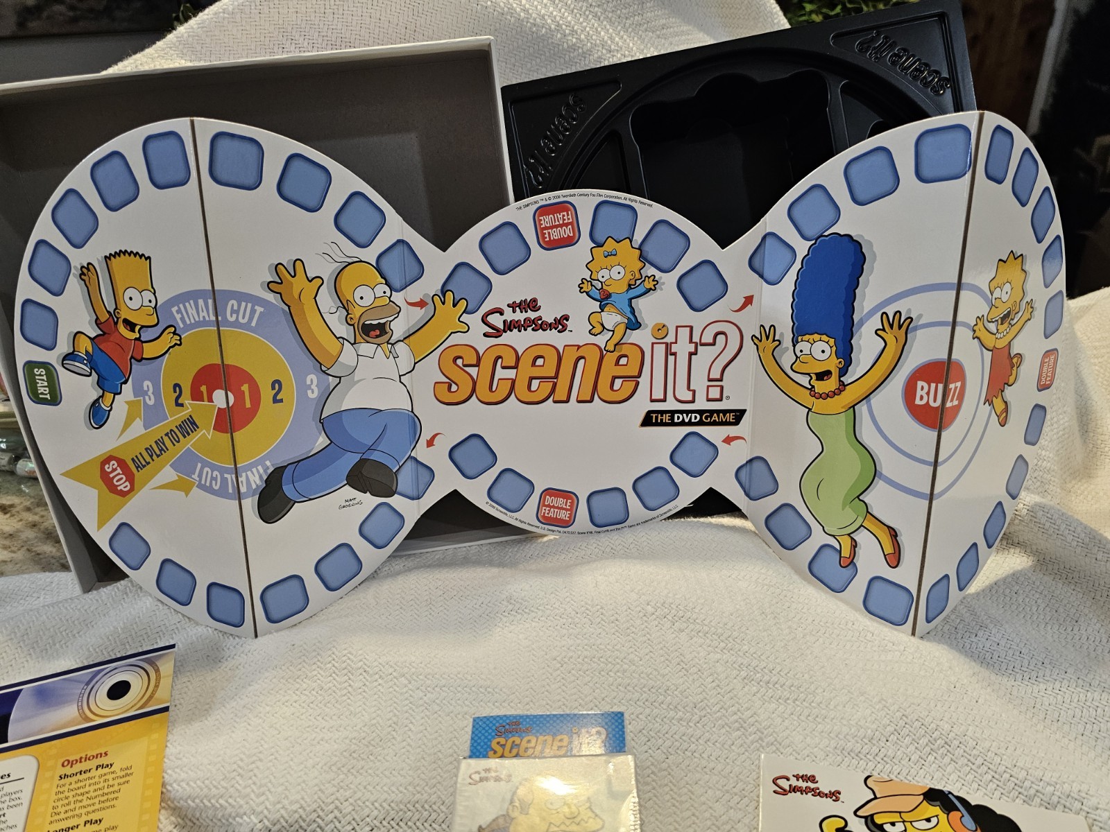The SIMPSONS Scene IT ? Board Game DVD Game Edition OPEN BOX ,SEALED CONTENTS.
