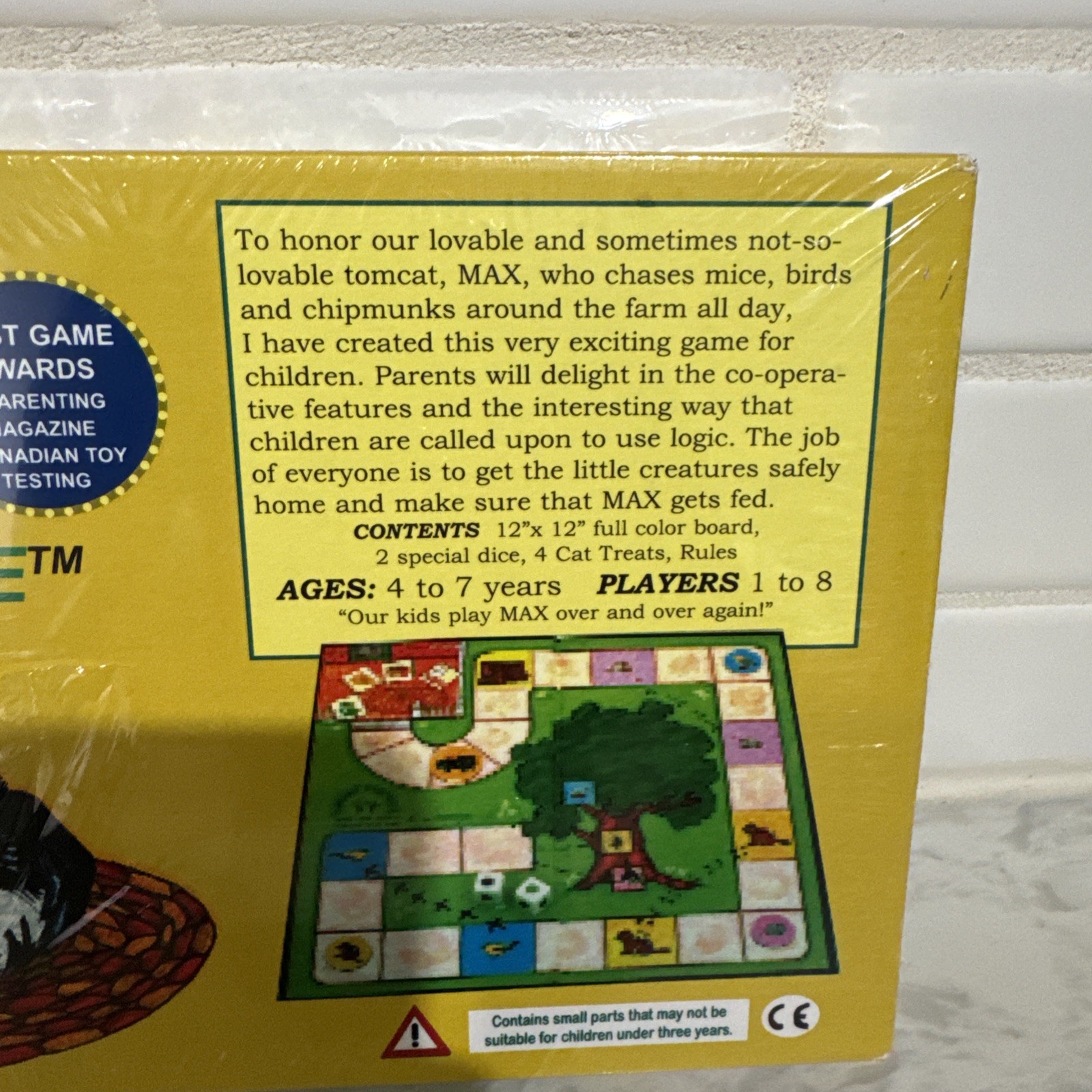 Family Pastimes Max A Co-Operative Board Game Ages 4-7 Players 2-8 New SEALED