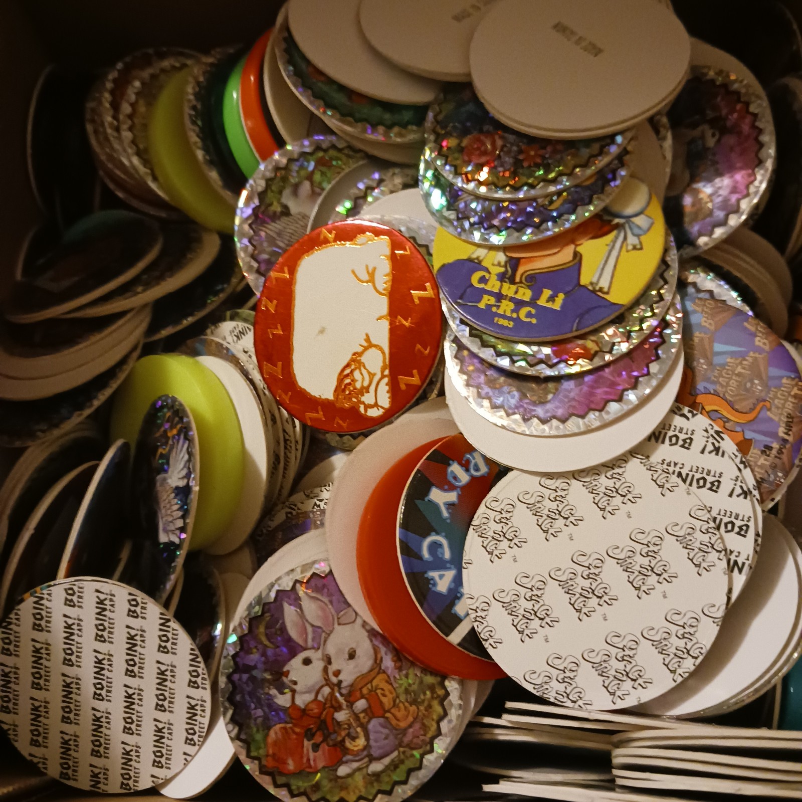 POG, MIXED BOX & SLAMMERS – 4Lbs, 800+, Vintage/Retro Toys