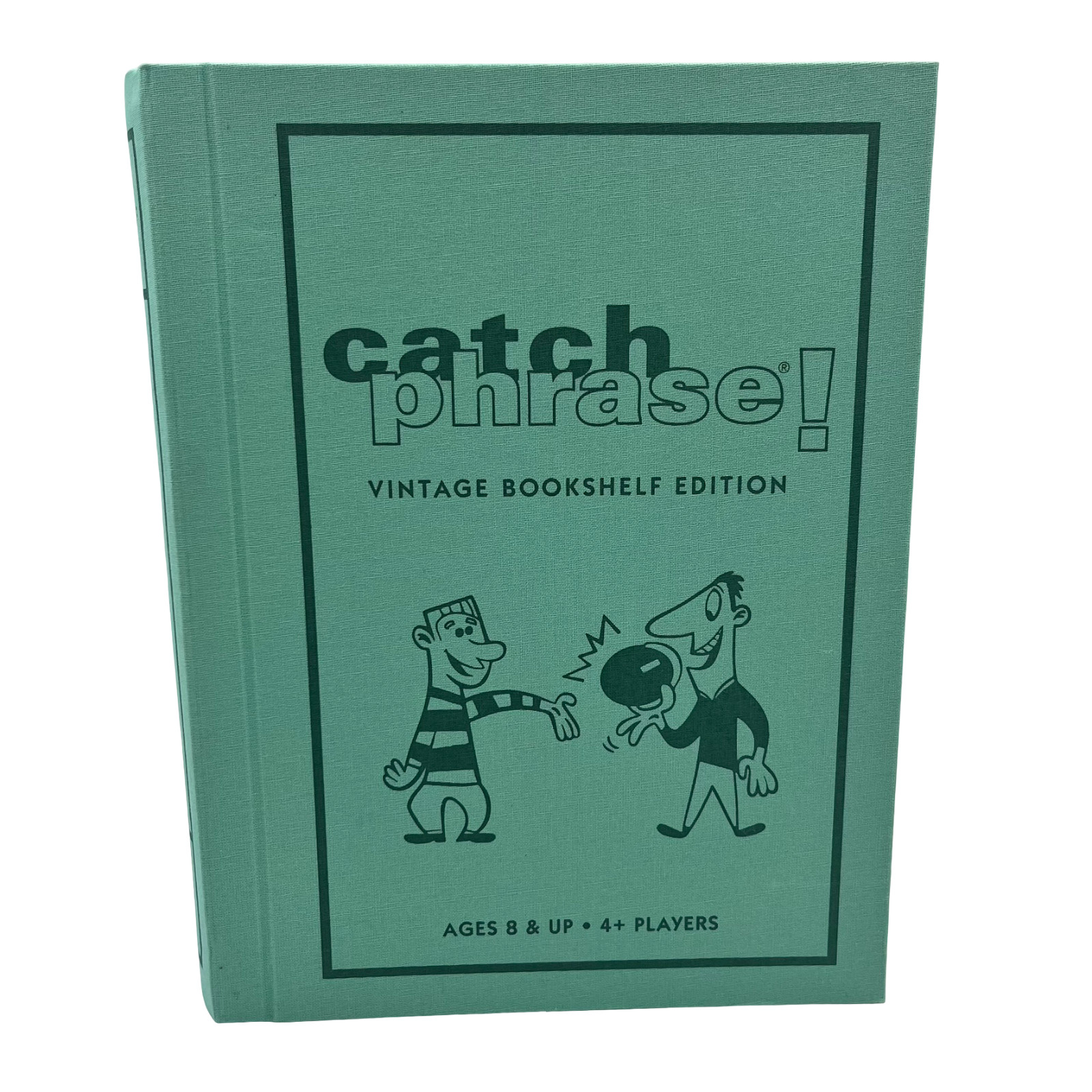 Catch Phrase! Board Game Vintage Bookshelf Edition Linen Open Box