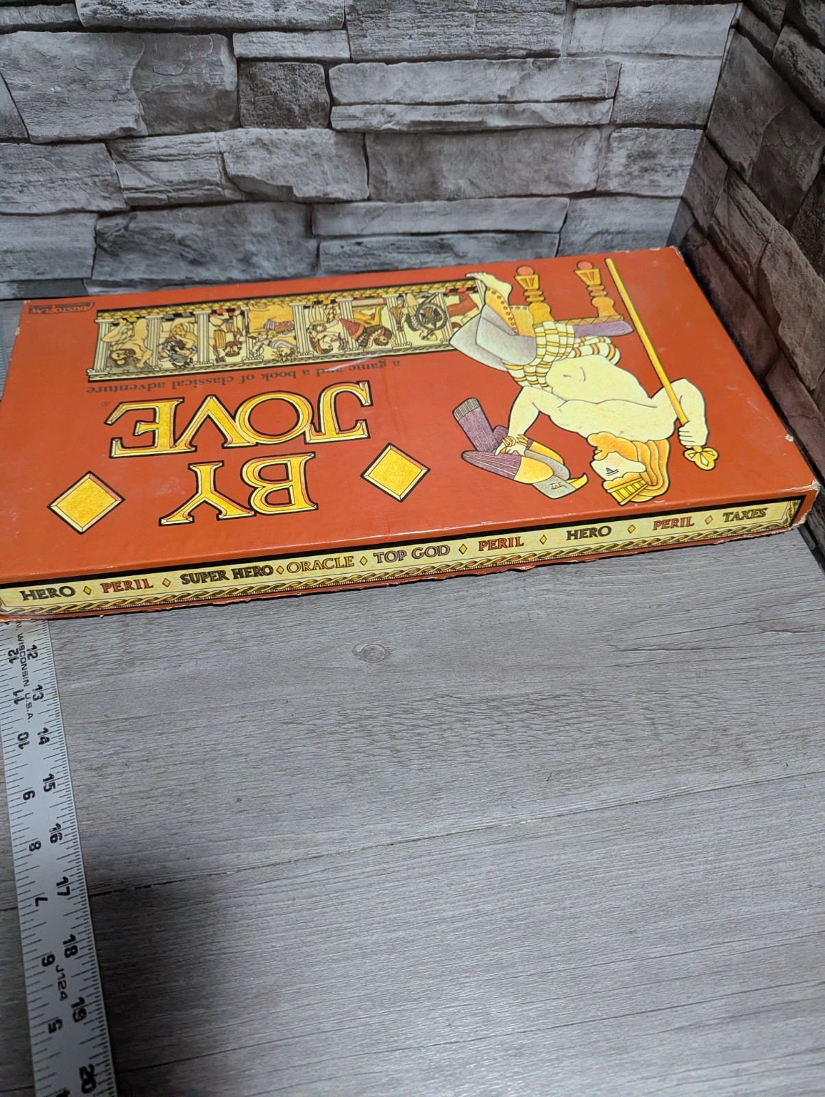Aristoplay By Jove Board Game Classical Greek Roman Mythology 99% Complete Vtg