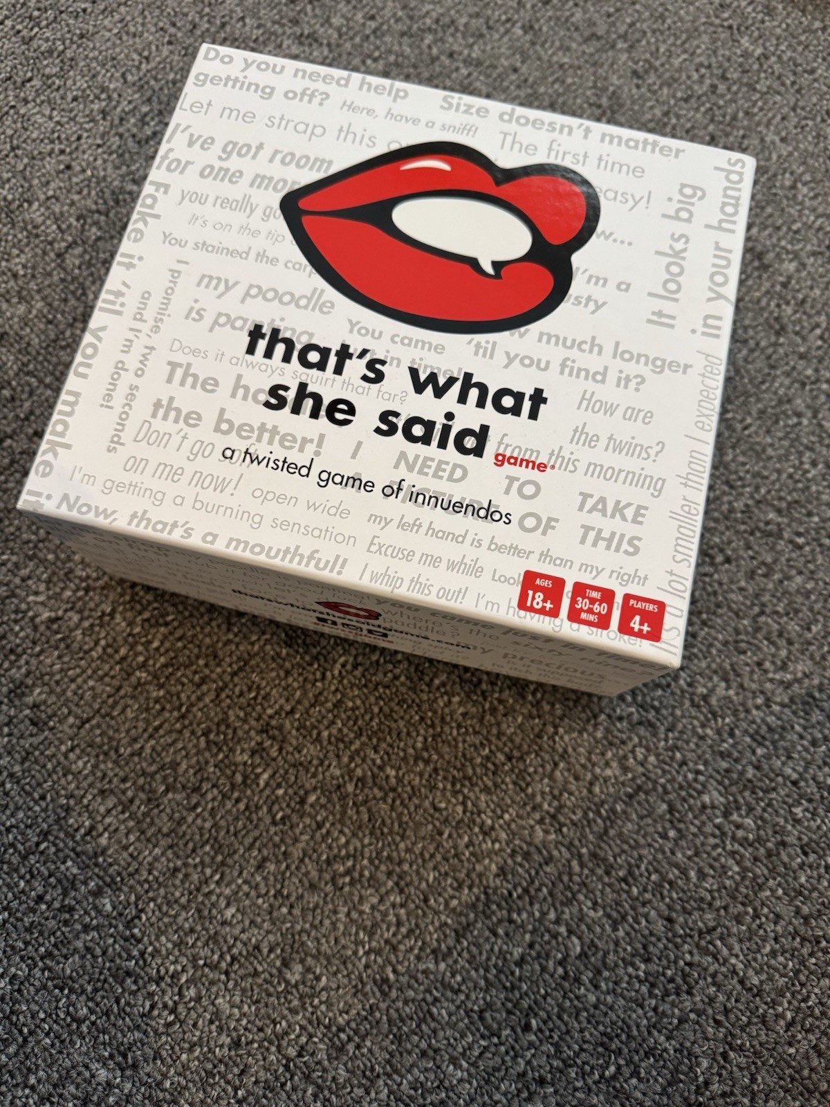 That’s What She Said Board Game