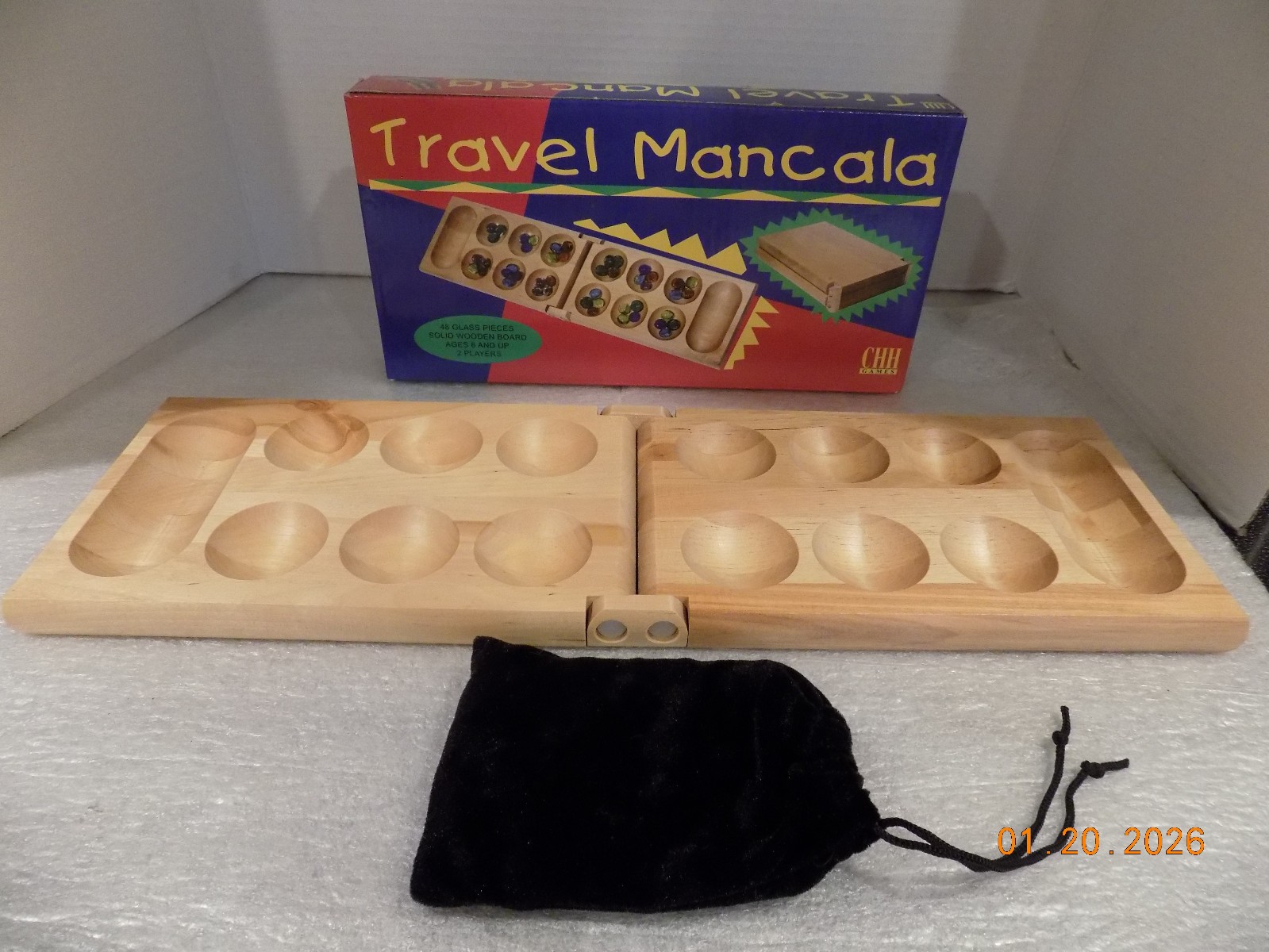 Folding TRAVEL MANCALA Board by CHH Games – EC