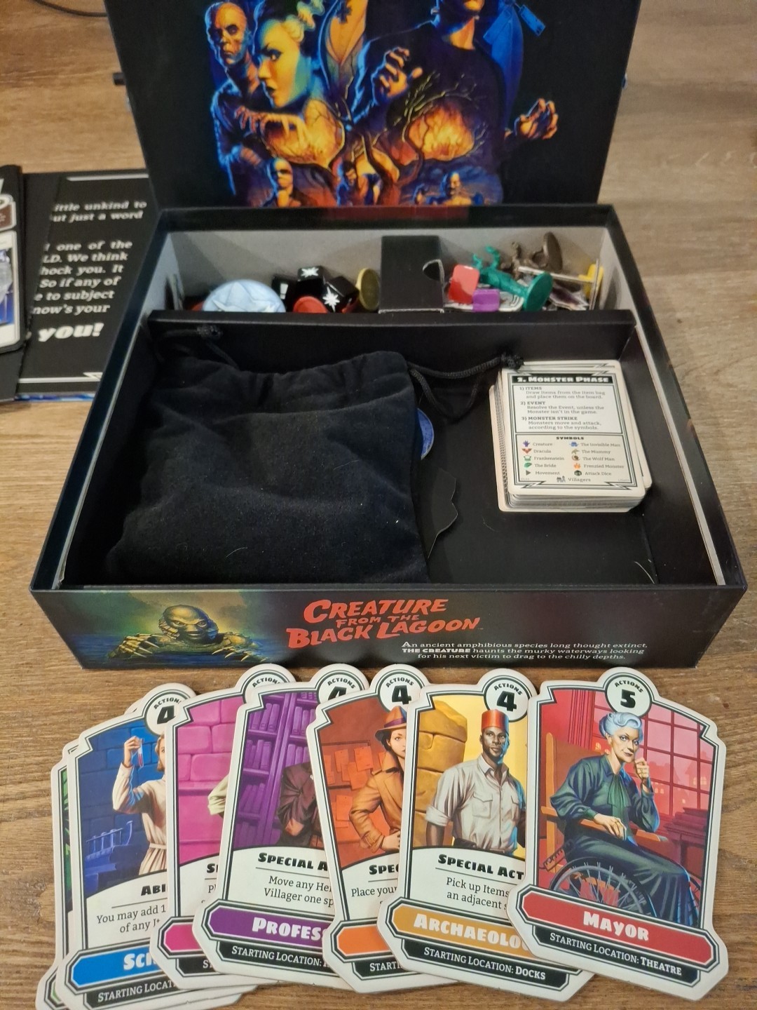 Ravensburger Horrified Universal Monsters Board Game- USED/COMPLETE