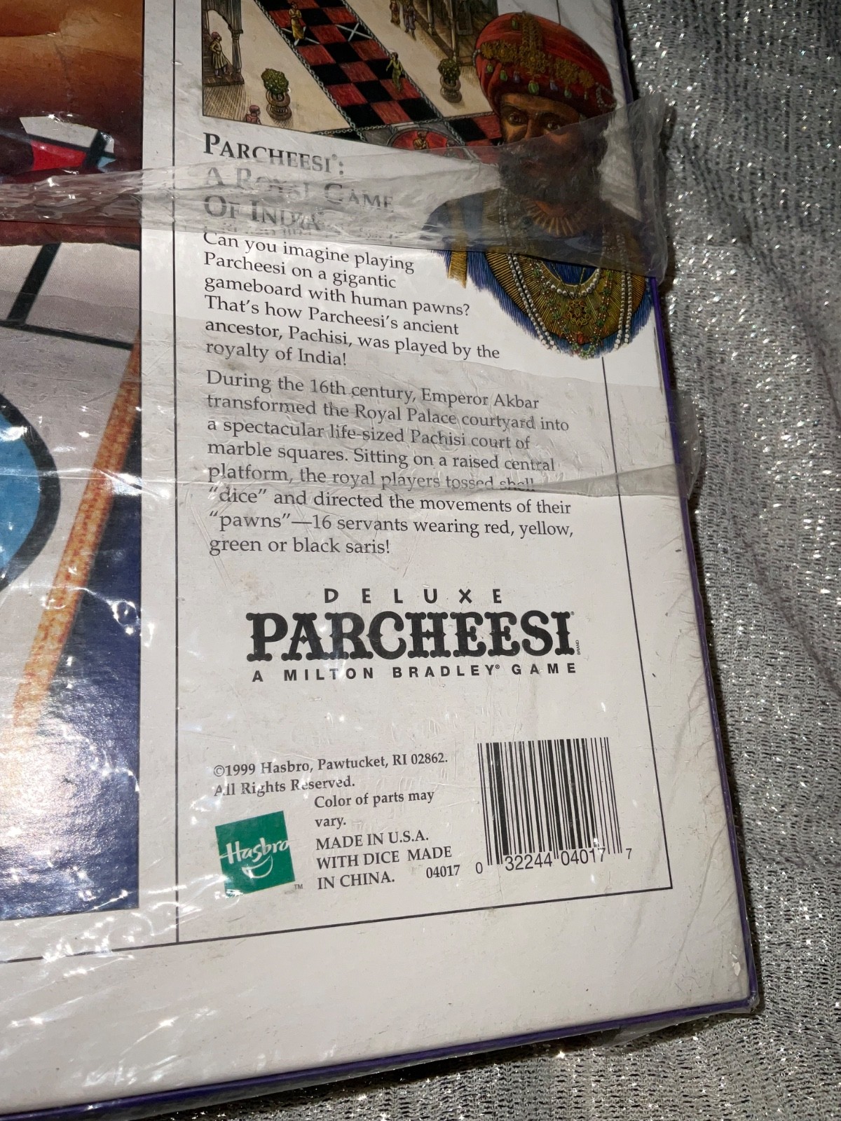 Deluxe PARCHEESI by Milton Bradley 1999 Edition Royal India Game Vintage NEW MB
