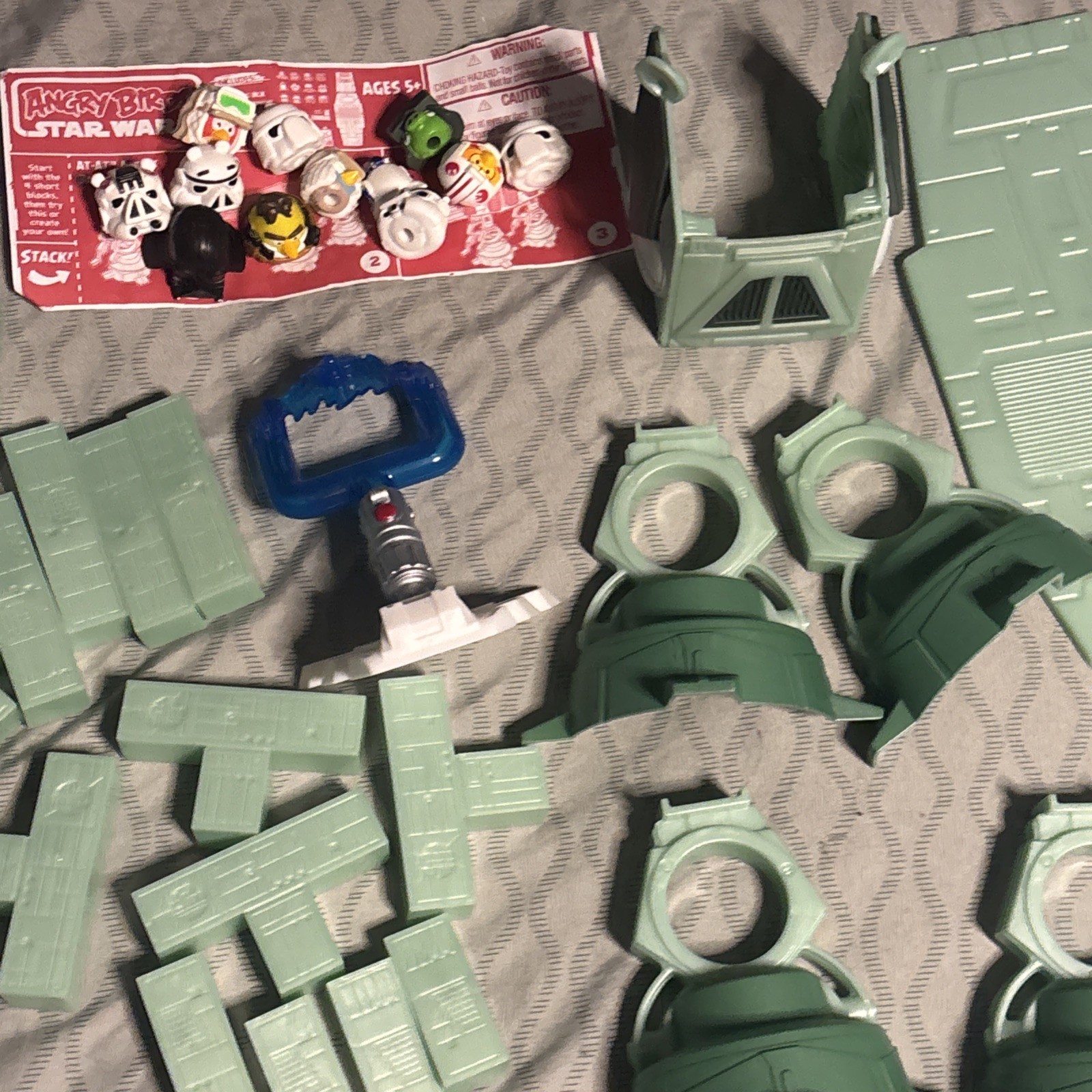 ANGRY BIRDS STAR WARS AT-AT ATTACK BATTLE GAME COMPLETE SET 2012