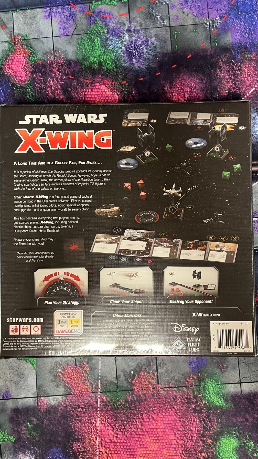 Star Wars X-Wing 2nd Ed. Core Set. A Miniatures Game Of Tactical Space Complete