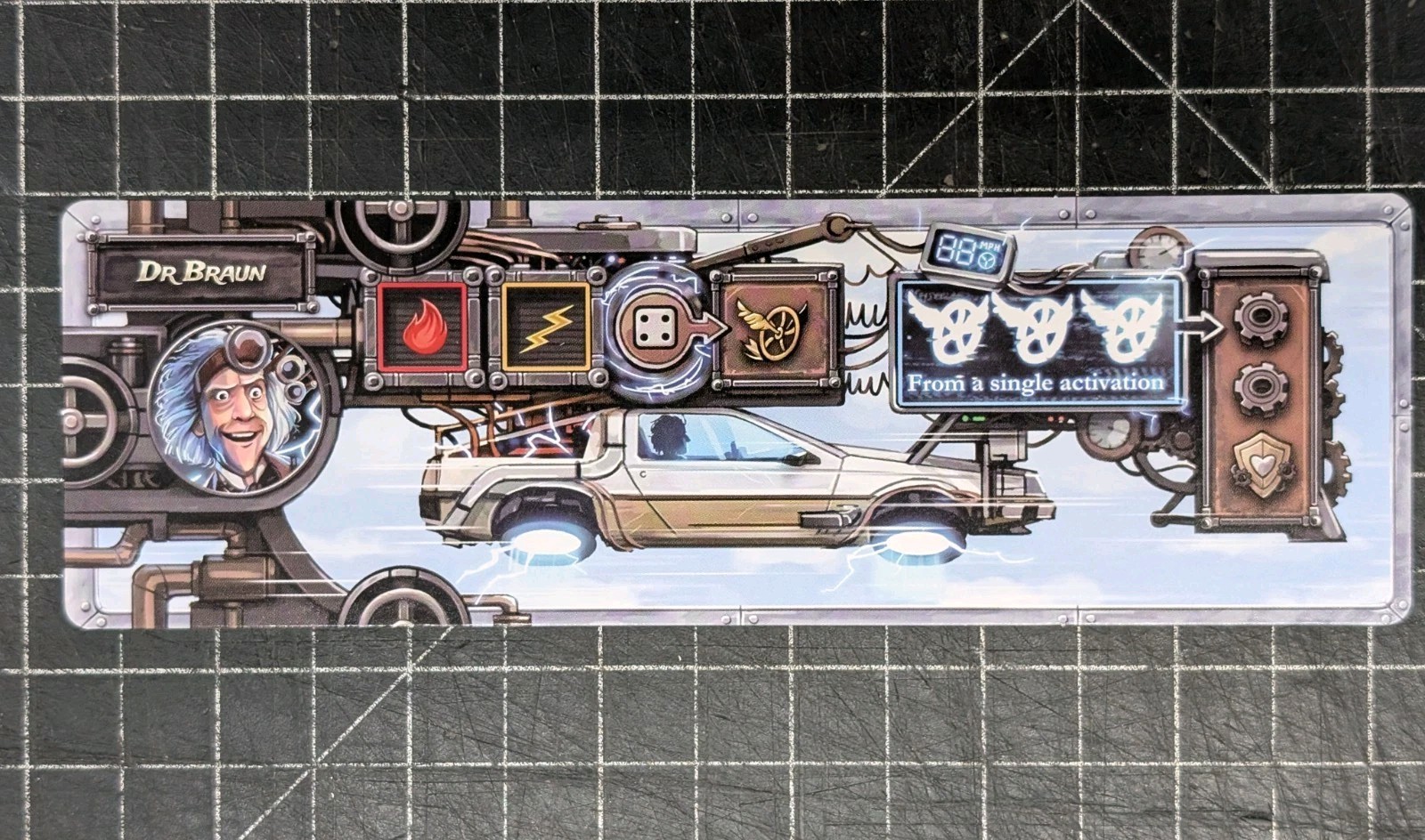 Steampunk Rally Dr Braun Board Game Promo Dice Tower 2016