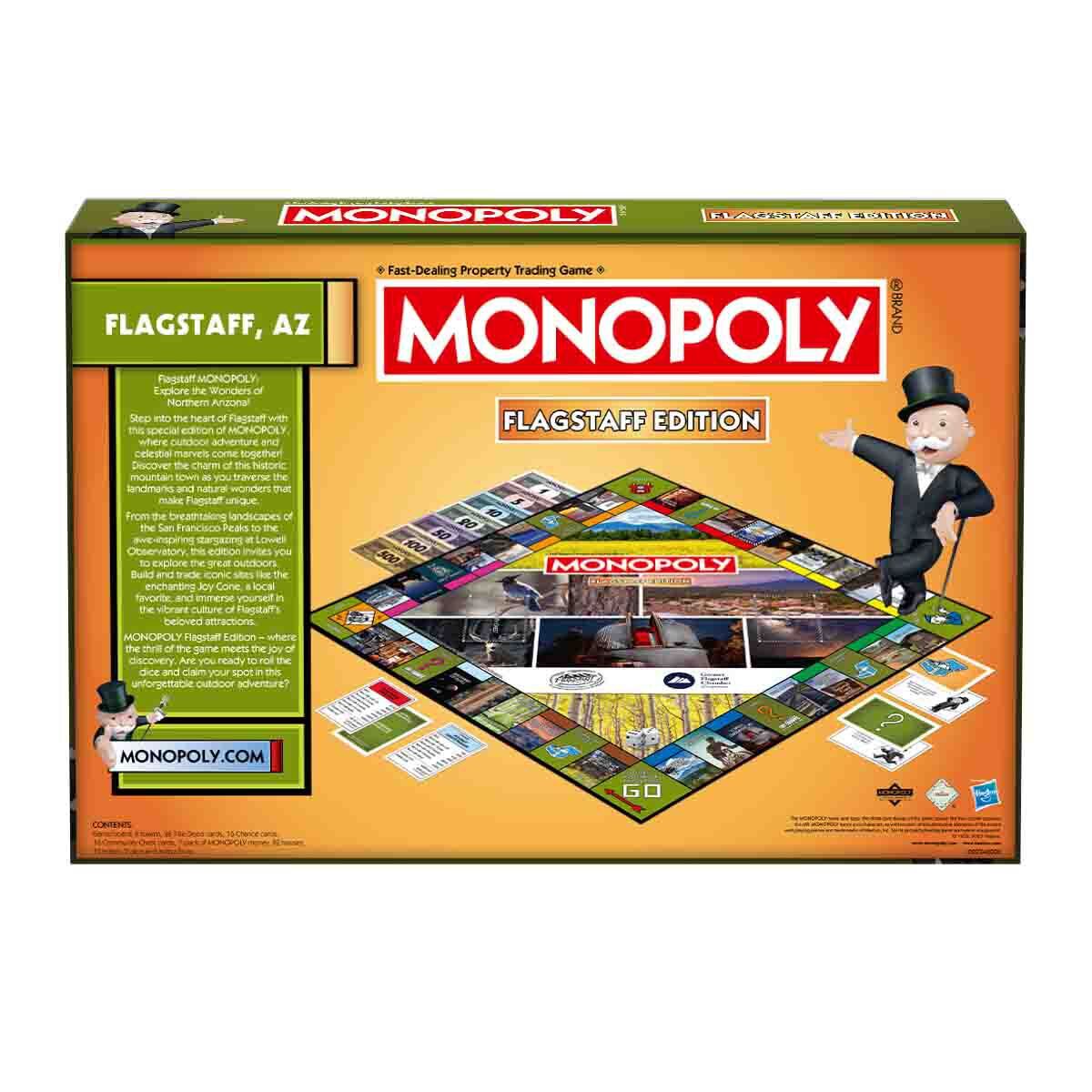 Flagstaff, AZ Monopoly Board Game